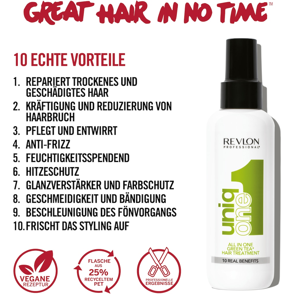 REVLON PROFESSIONAL Leave-in Pflege »All In One Green Tea Hair Treatment«