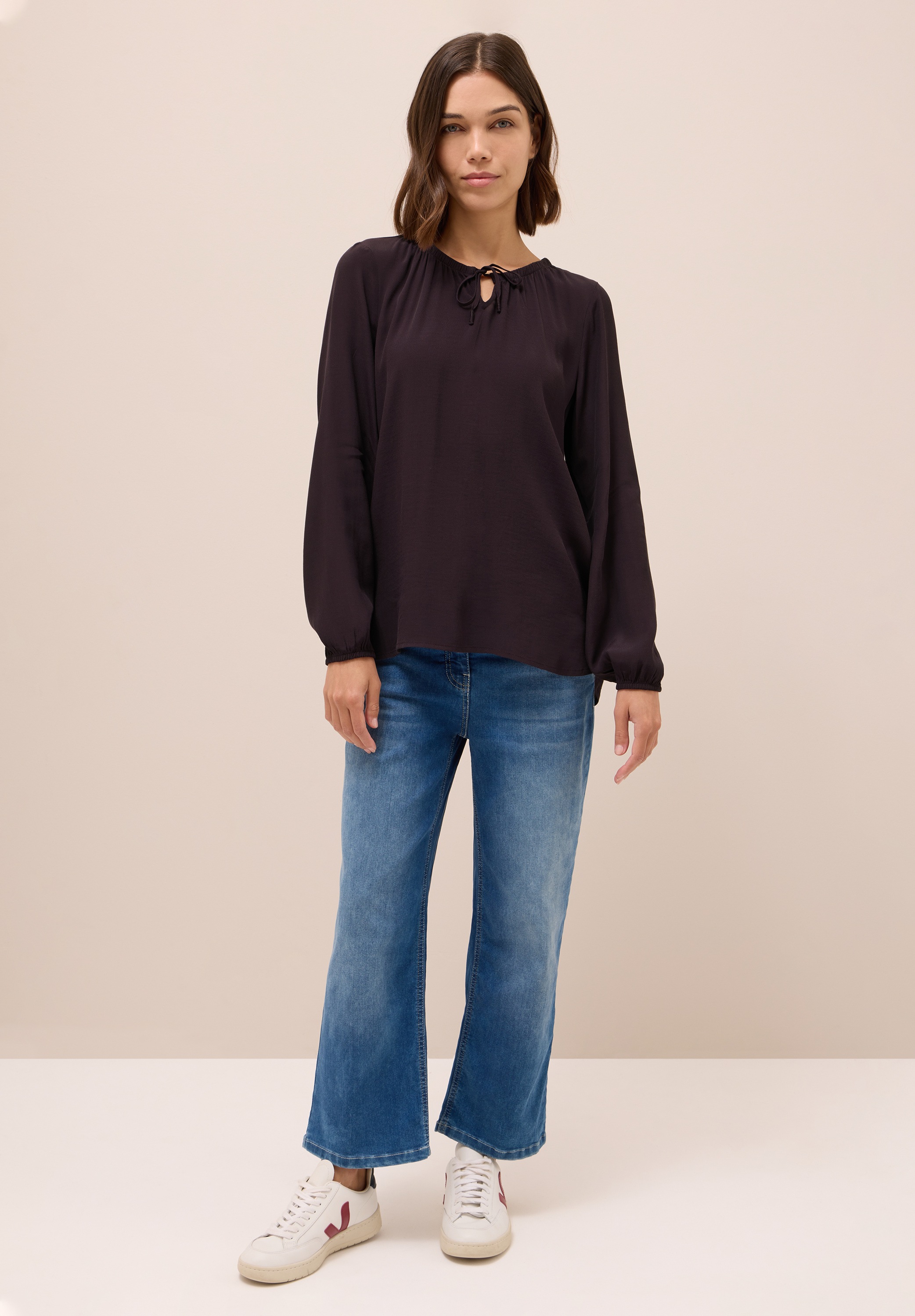 Thumbnail - Cecil Langarmbluse aus softer Viskose