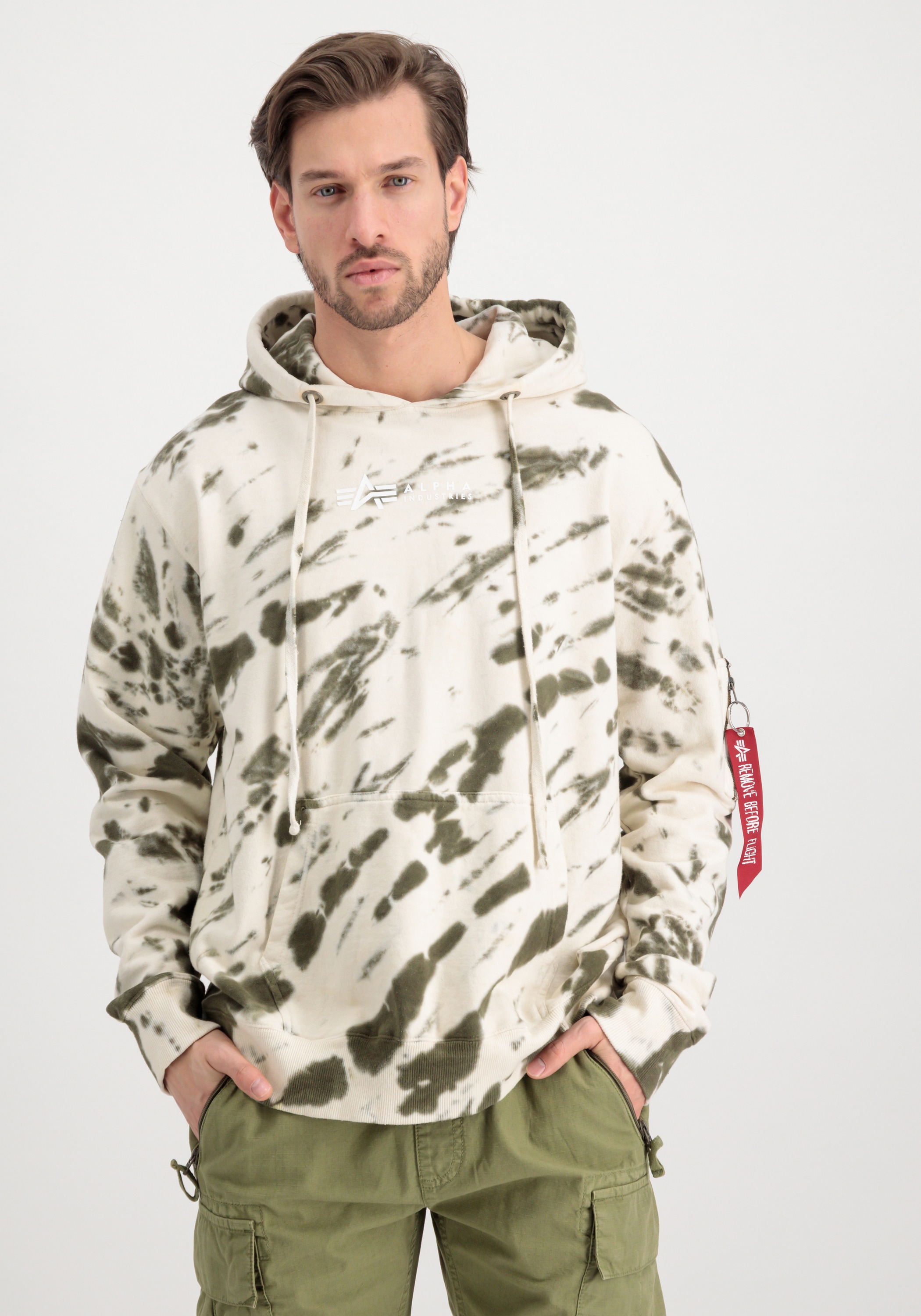 Alpha Industries Hoodie "Alpha Industries Men - Hoodies Tie Dye Hoodie"