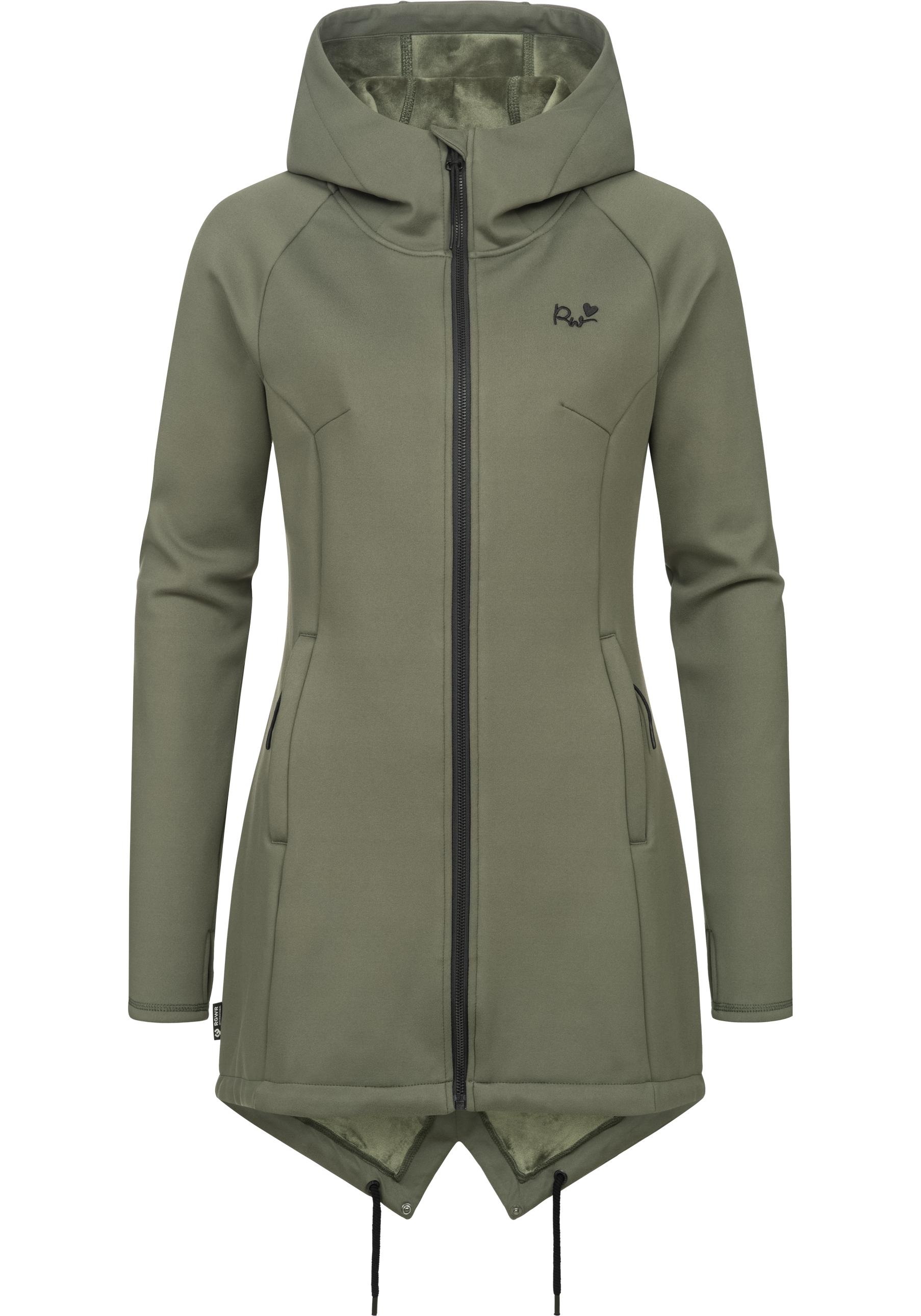 Ragwear Sweatjacke »Wingi«, Sportliche Damen Kapuzenjacke mit kuschelig weichem Innenleben