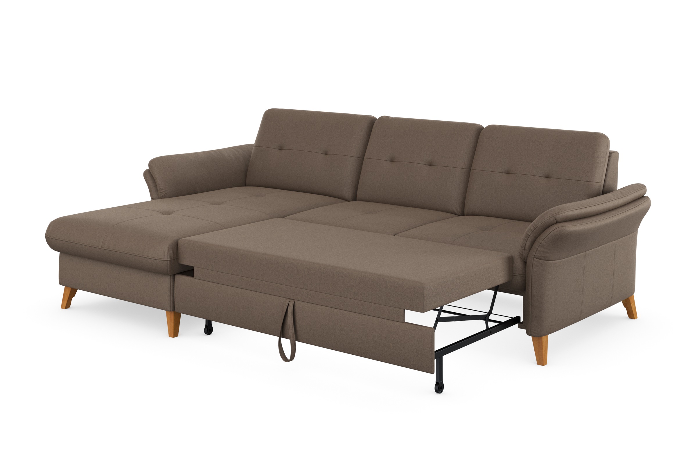 sit&more Ecksofa »Göteborg«, Sitztiefenverstellung und Federkern, wahlweise mit Bettfunktion