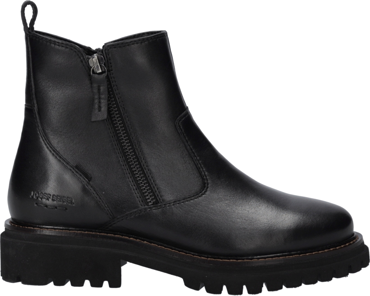 Josef Seibel Stiefelette »Rachel 03«  Blockabsatz, Boots mit Ziernähten und Zierreißverschluss, G-Weite