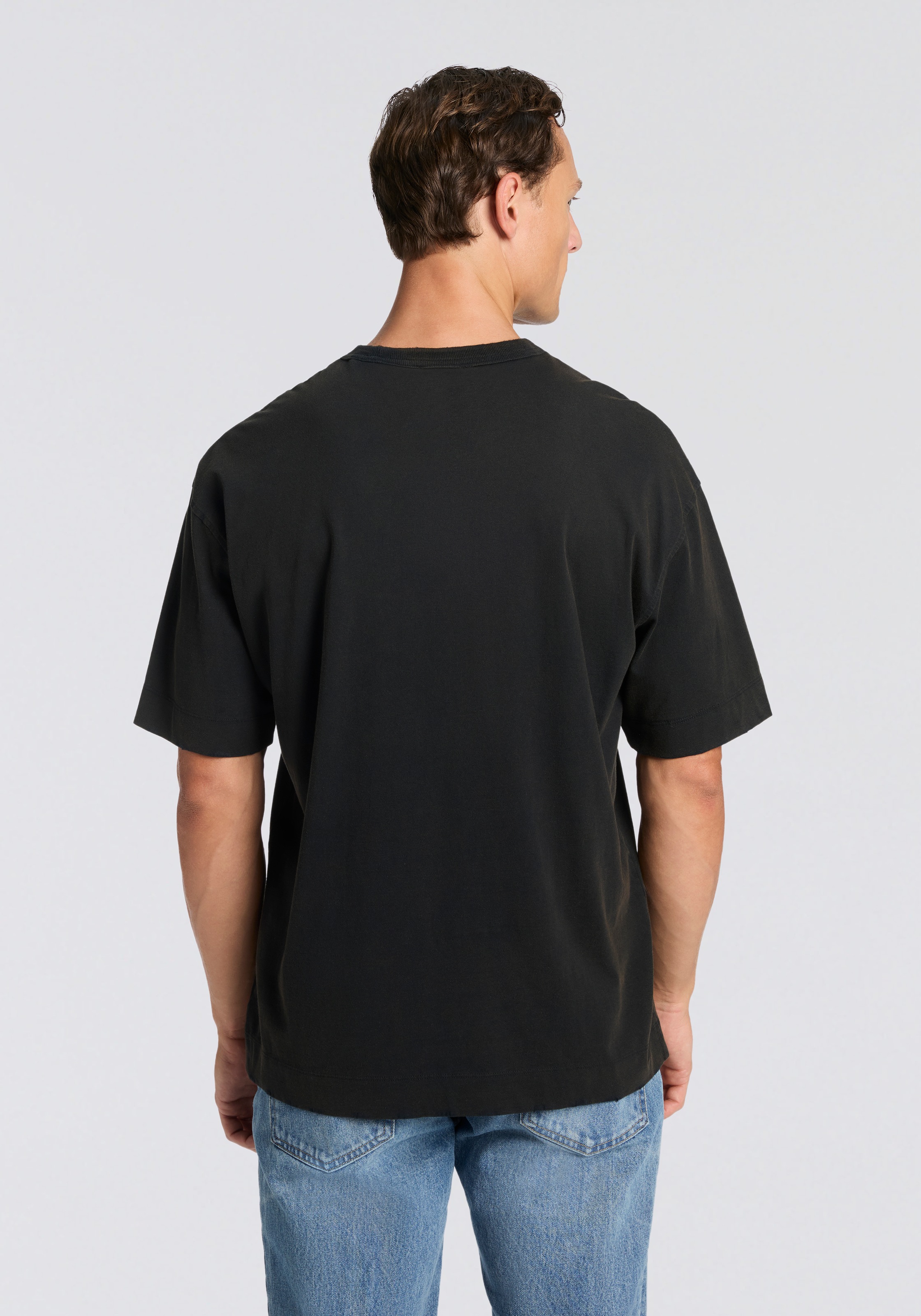 HUGO Blue T-Shirt »Nenzye« loose fit, Rundhalausschnitt