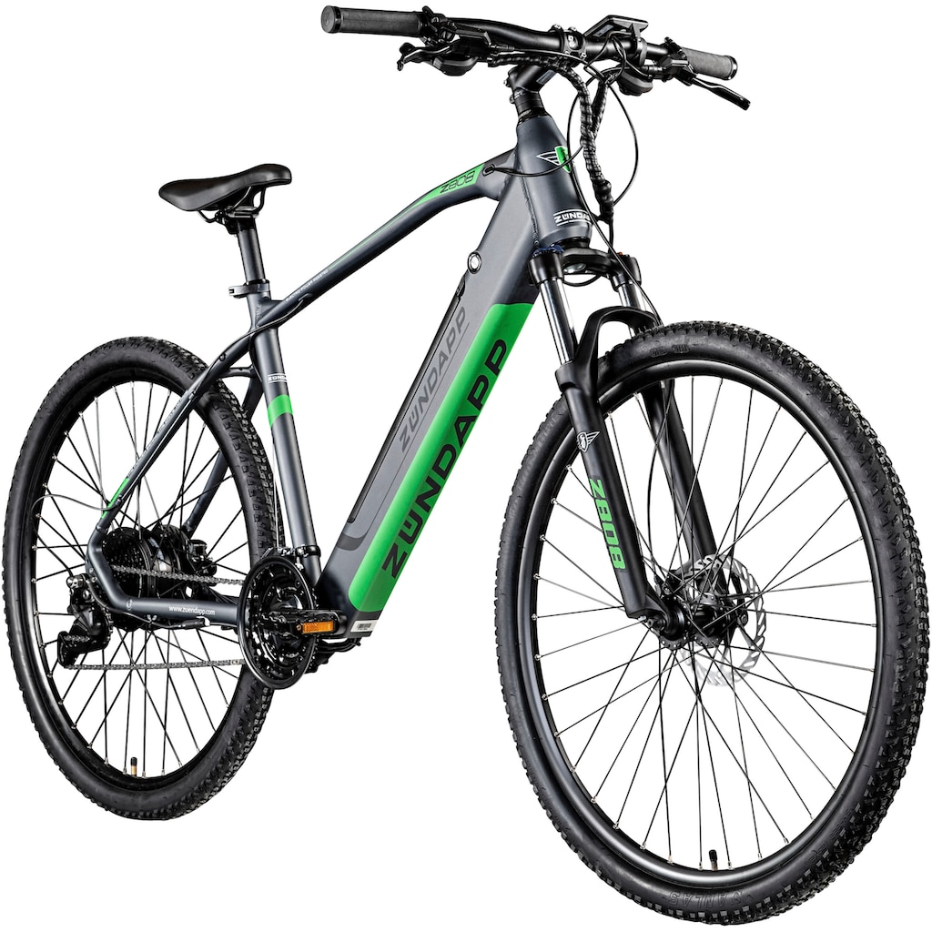 Zündapp E-Bike »Z808«, 24 Gang, Heckmotor 250 W