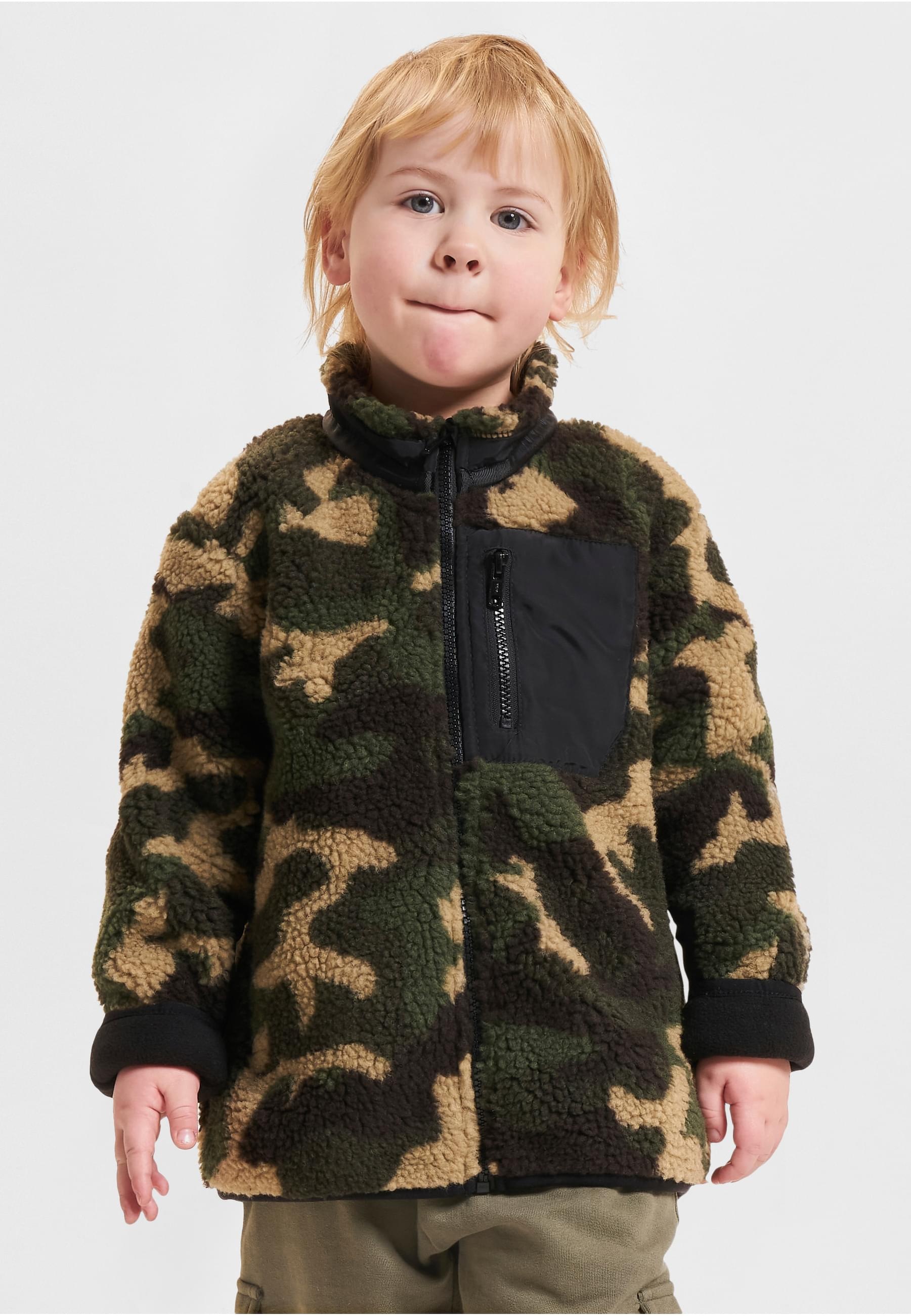URBAN CLASSICS Winterjacke »Urban Classics Herren Boys Sherpa Jacket«, (1 St.), ohne Kapuze