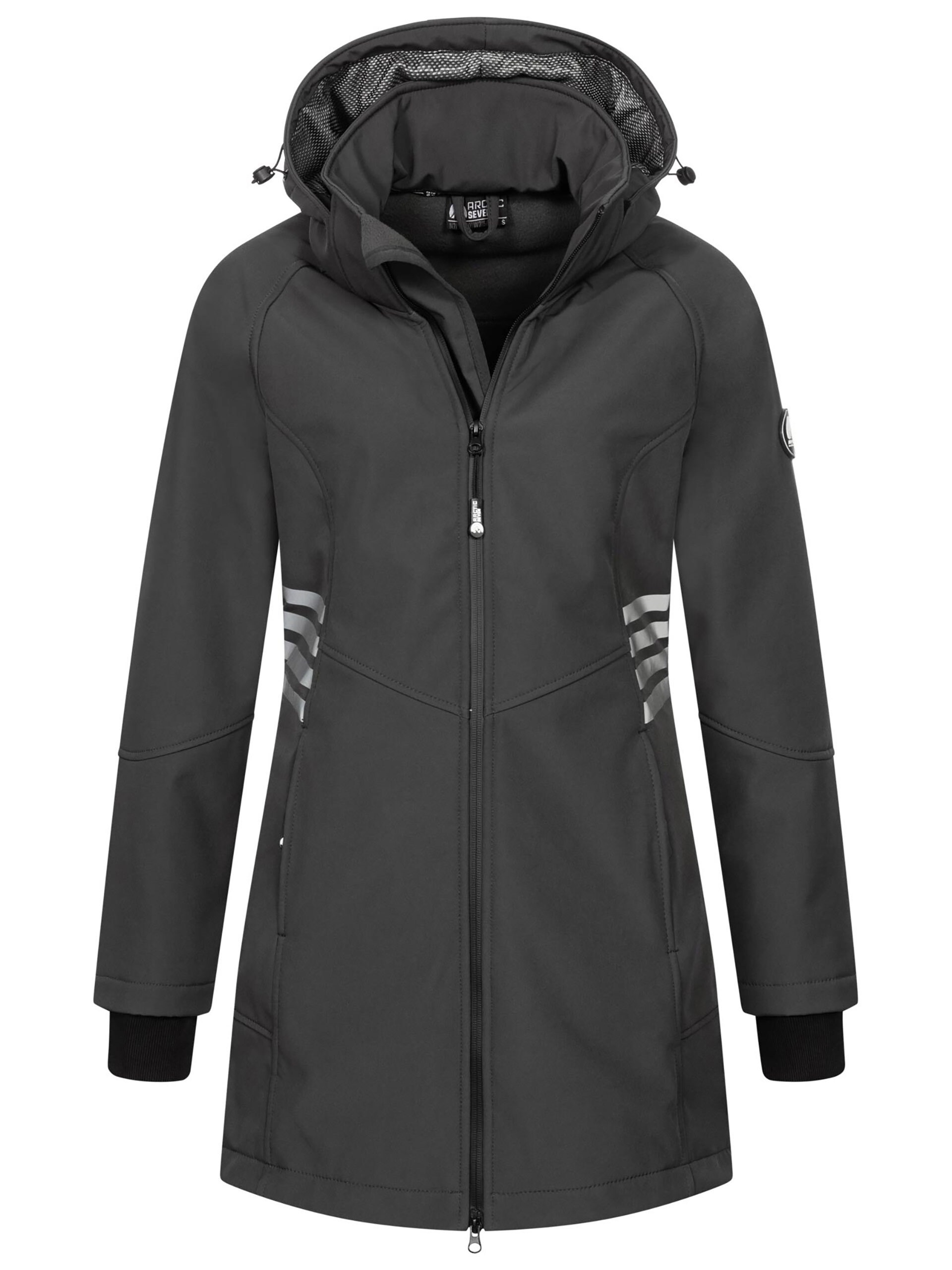 Arctic Seven Softshelljacke "ASGiuliana", mit abnehmbarer Kapuze