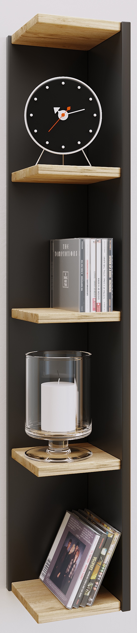 VCM Standregal "Holz Stand Regal Aufbewahrung Deko Eckregal Honsa" 1 Stk. tlg.