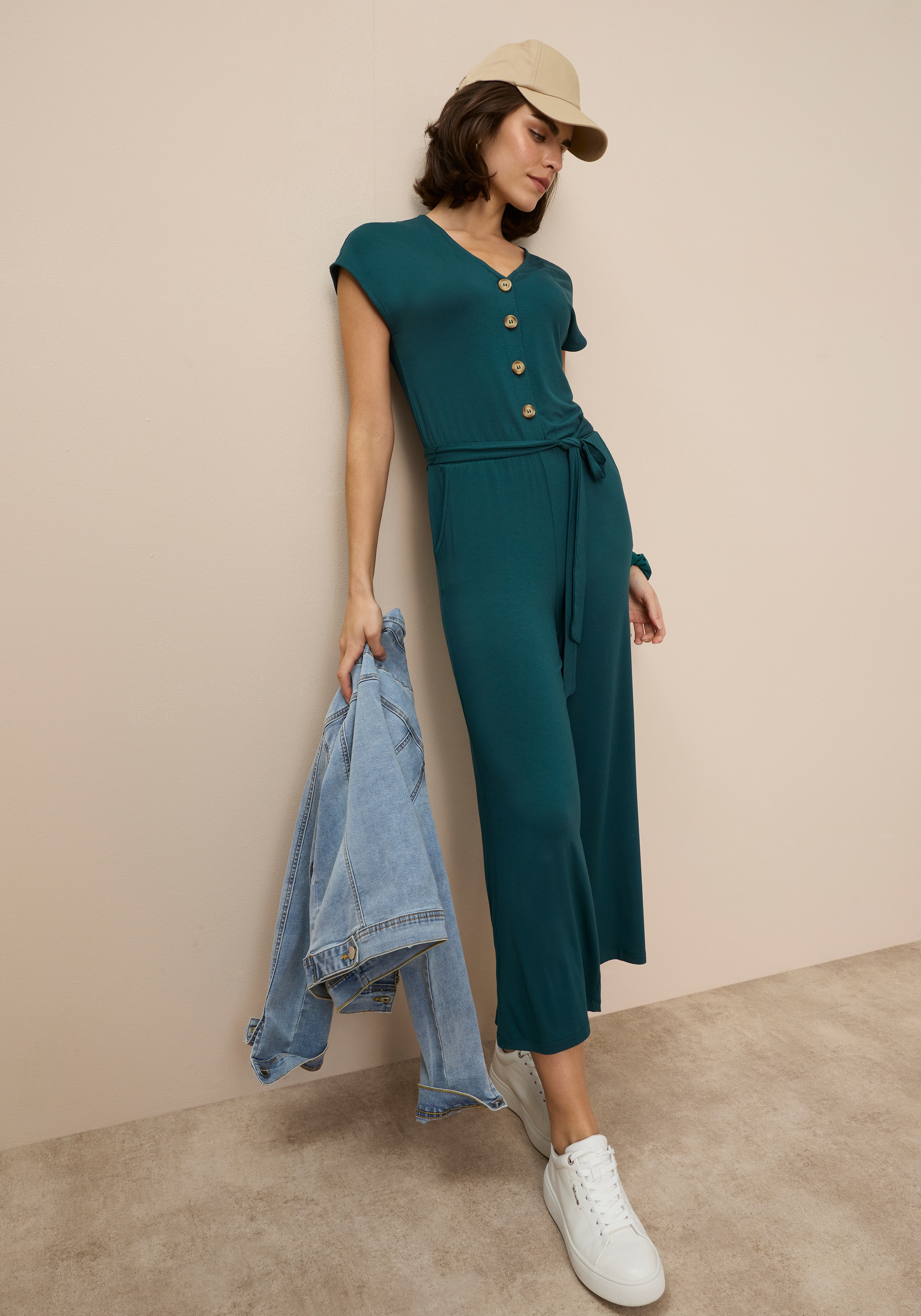 Tamaris Culotte-Overall mit Knopfleiste günstig online kaufen