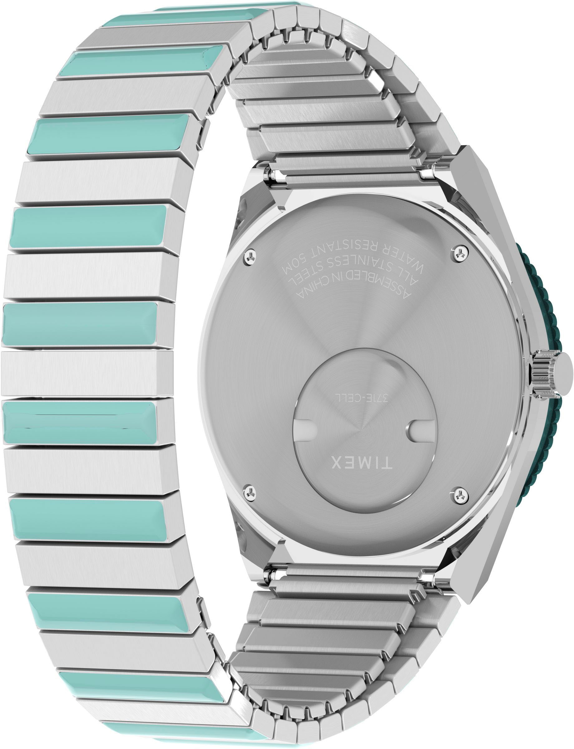 Timex Quarzuhr »DIVER INSPIRED«, Armbanduhr, Damenuhr, Datum, Leuchtzeiger, Flexband, Zugband