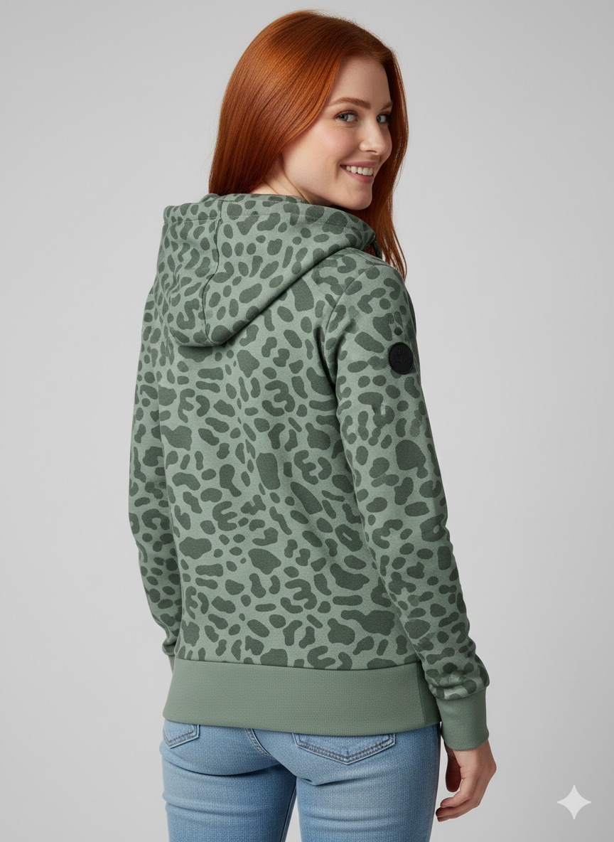 Ragwear Sweatjacke "RYLIE PRINT ZIP O" günstig online kaufen