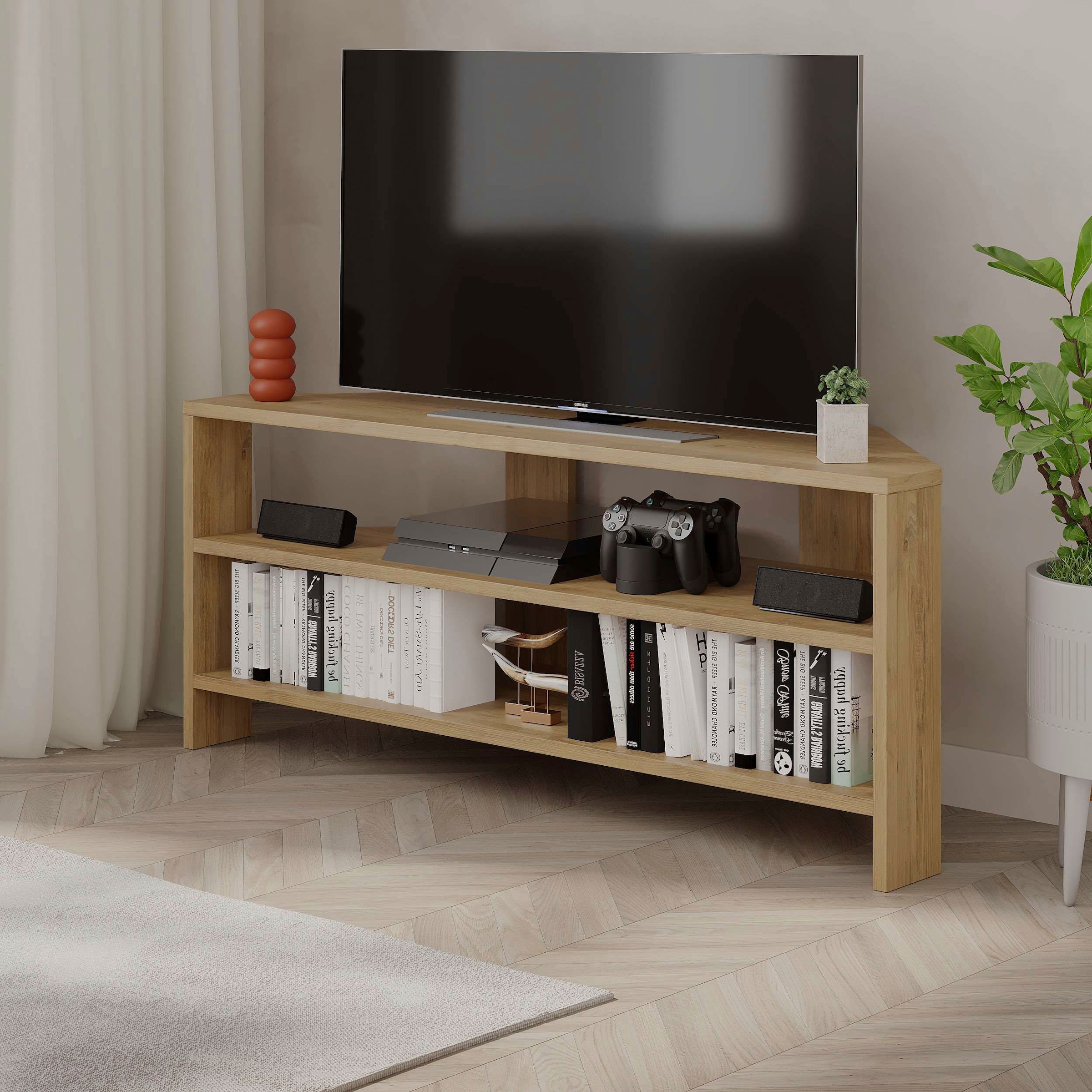 Decortie TV-Schrank »Thales TV Schrank«, (Packung), Einfache Montage,Platzsparend