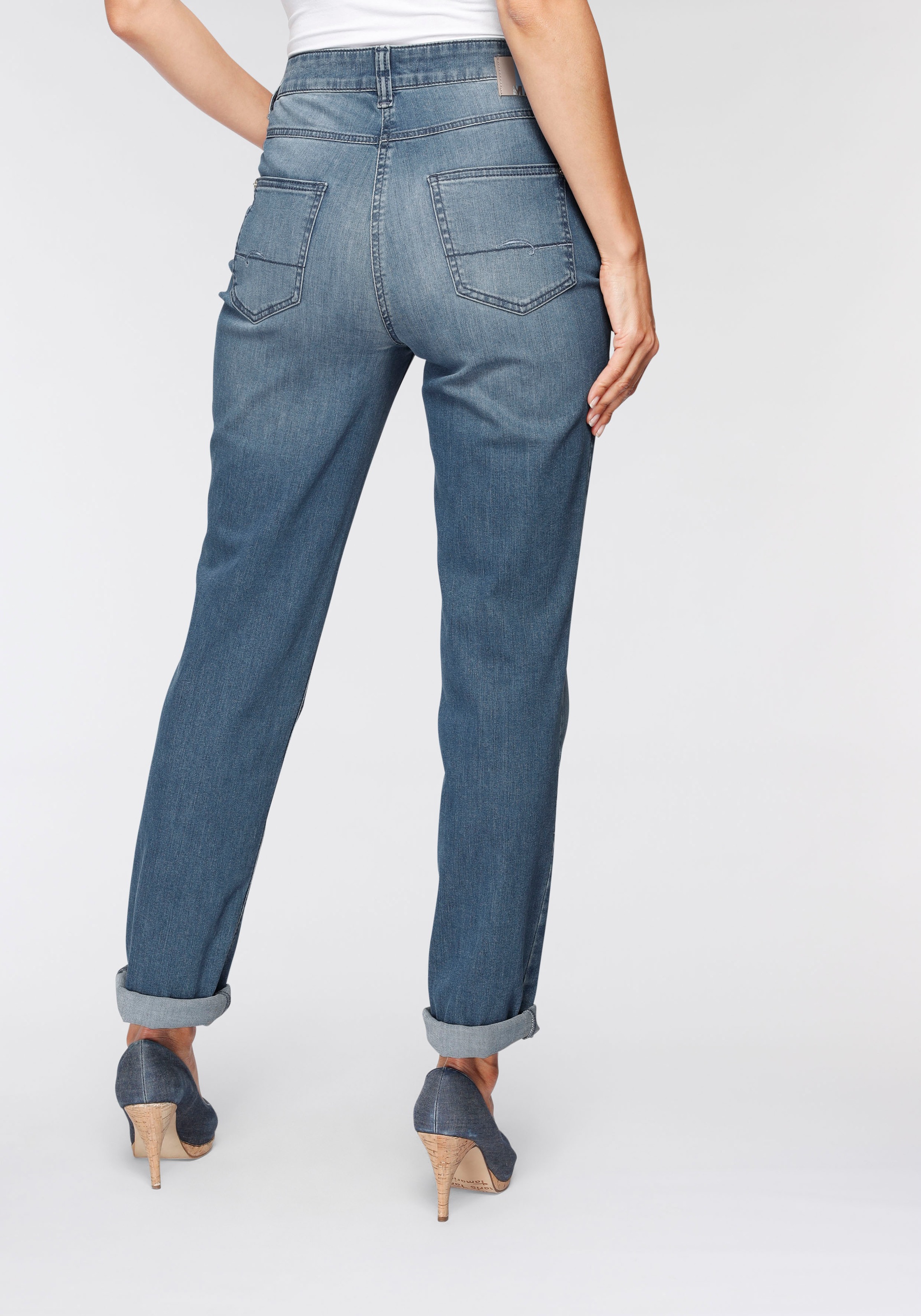 BAUR für Gerade MAC Stretch-Jeans kaufen | geschnitten »Melanie«,