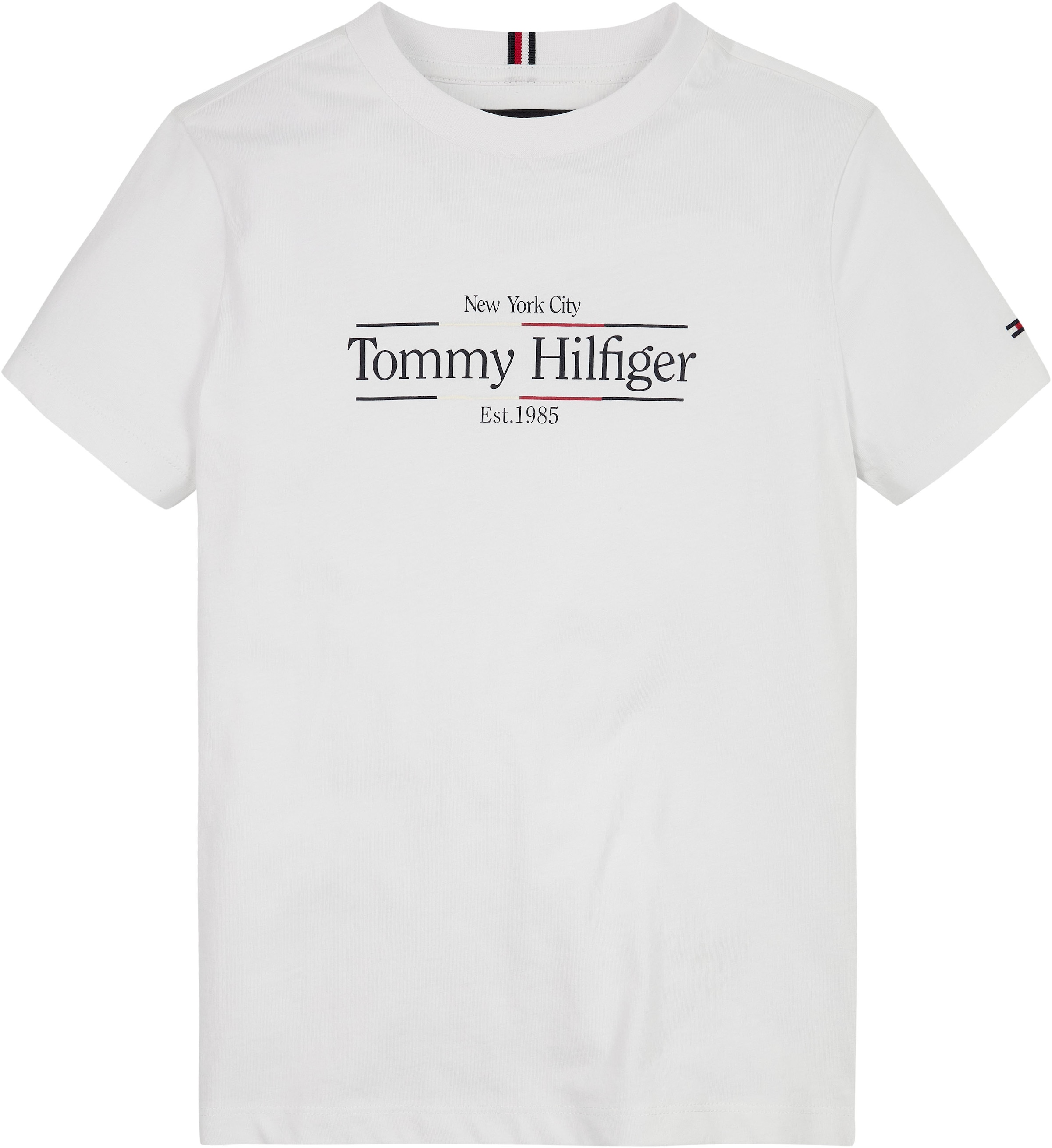 Tommy Hilfiger Kurzarmshirt »ICON PRINT REGULAR TEE SS«, Kinder bis 16 Jahre mit Logoprägung