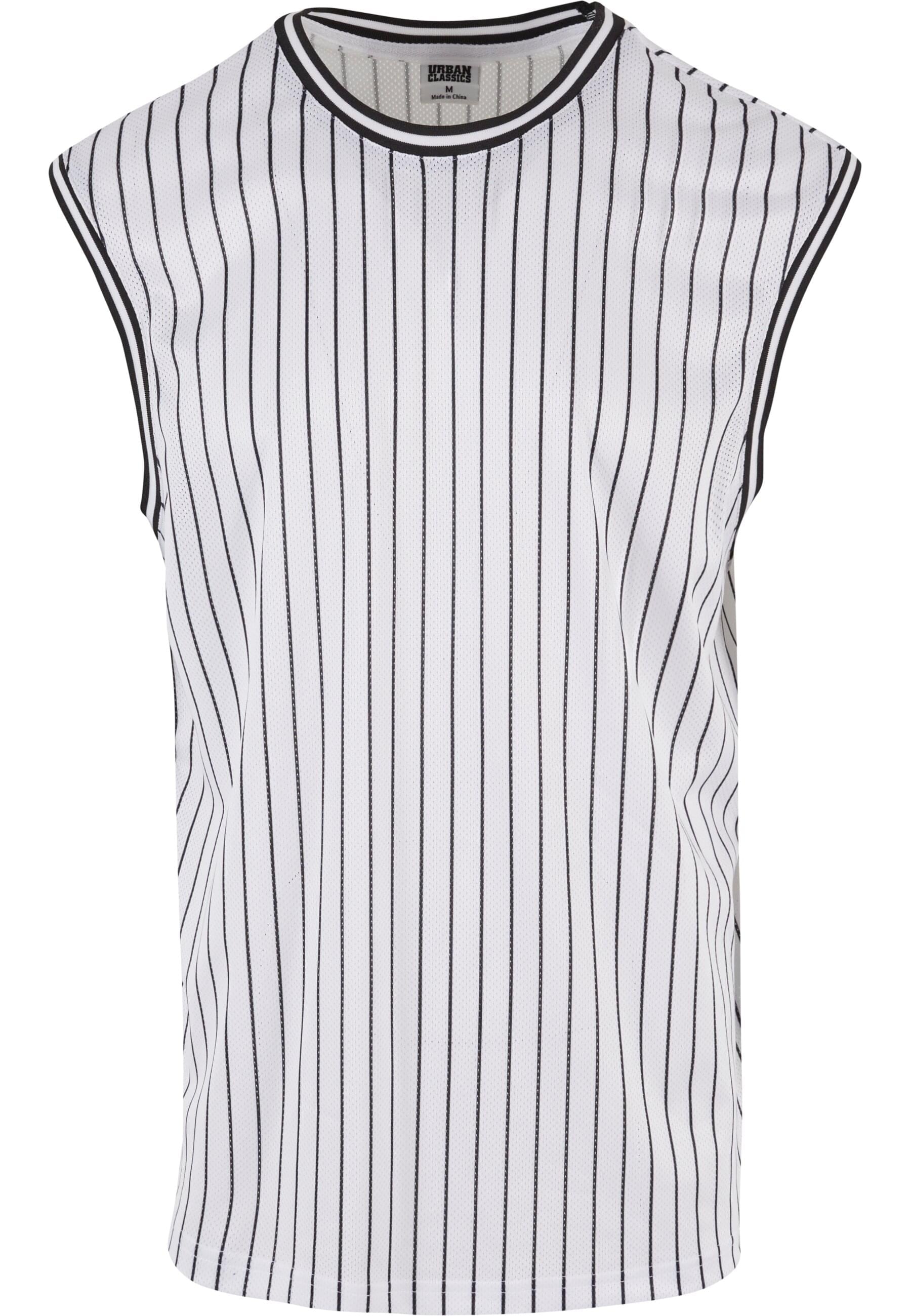 URBAN CLASSICS Tanktop "Urban Classics Striped Mesh Tanktop" 1 Stk. günstig online kaufen