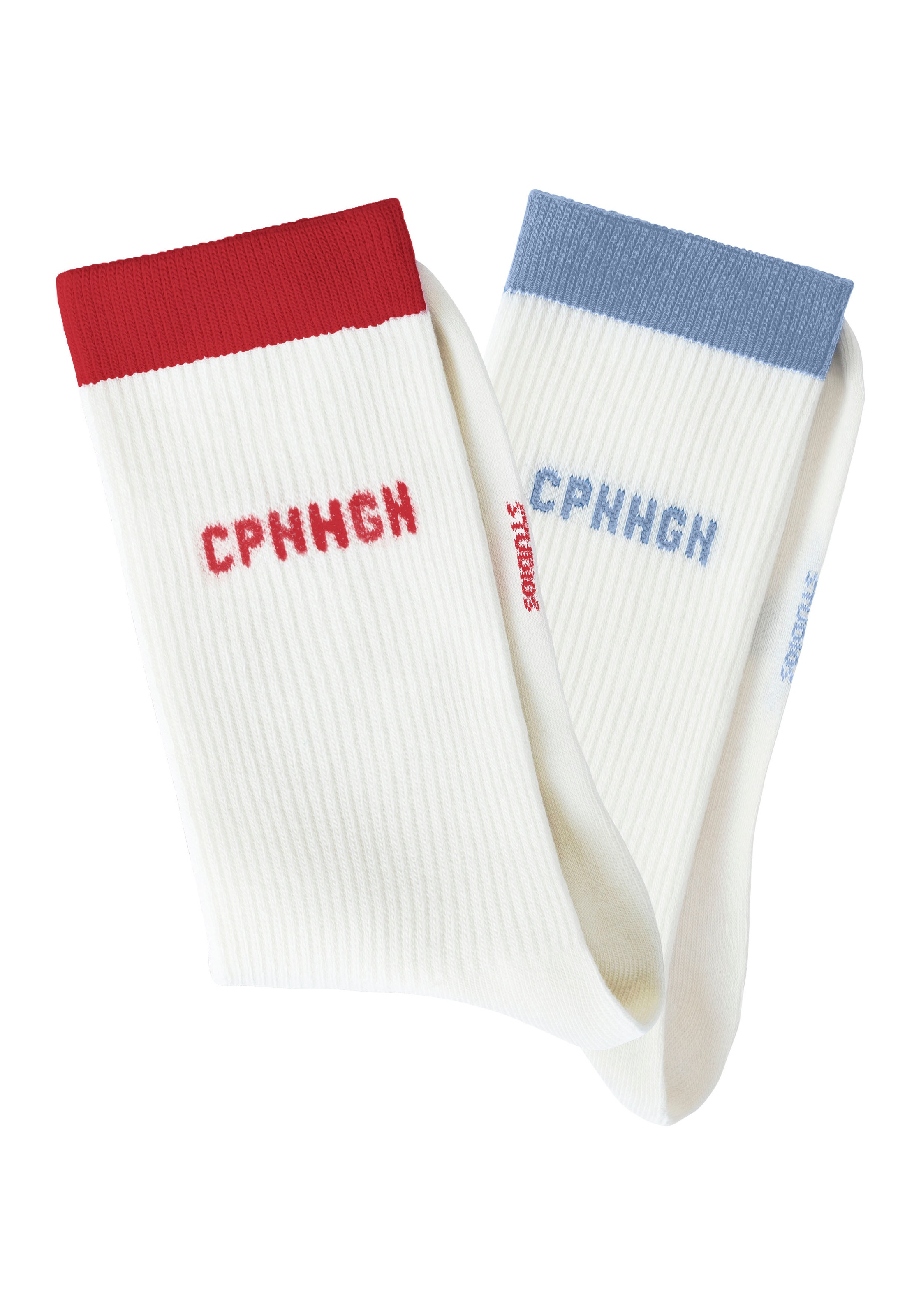 Copenhagen Studios Tennissocken, (Packung, 2 Paar), mit kontrastfarbenem Bu günstig online kaufen