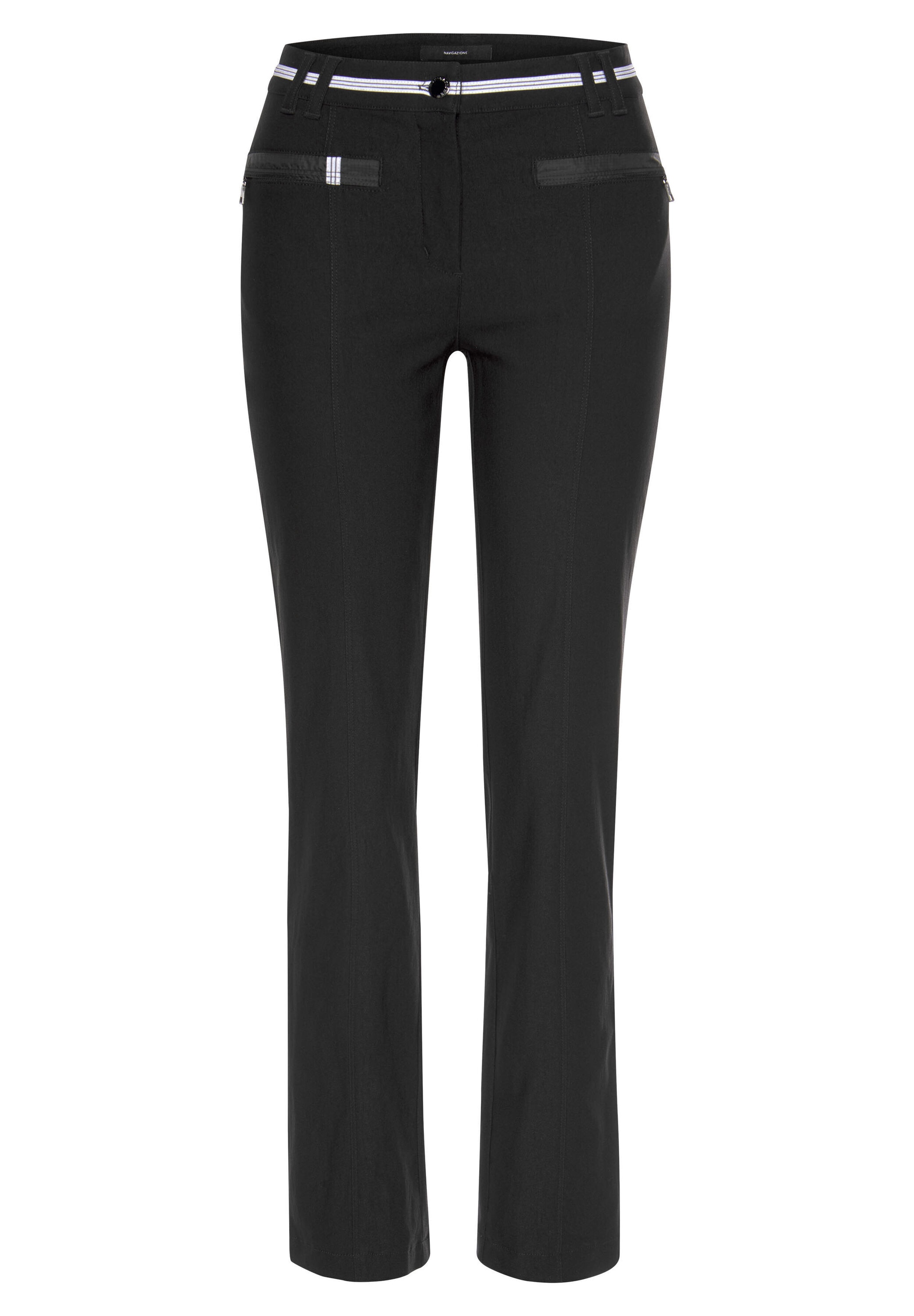 NAVIGAZIONE Stoffhose »NAVIGAZIONE Stretchhose«  mit angerauter Innenseite