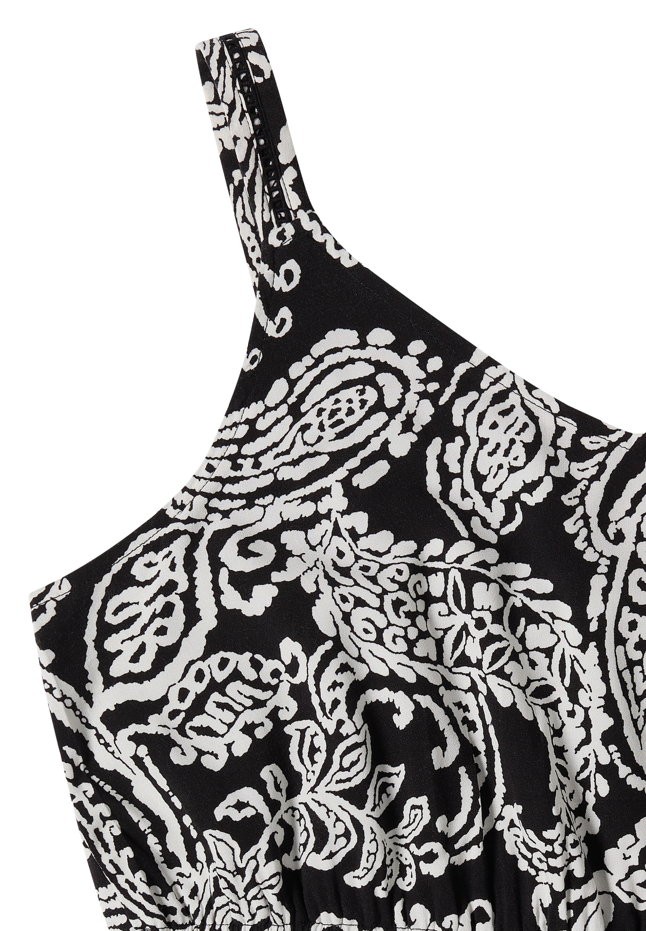 Cecil Maxikleid Eingrifftaschen mit Paisleymuster