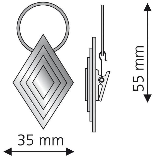 Liedeco Gardinenring für Gardinenstangen Ø 16 mm günstig online kaufen