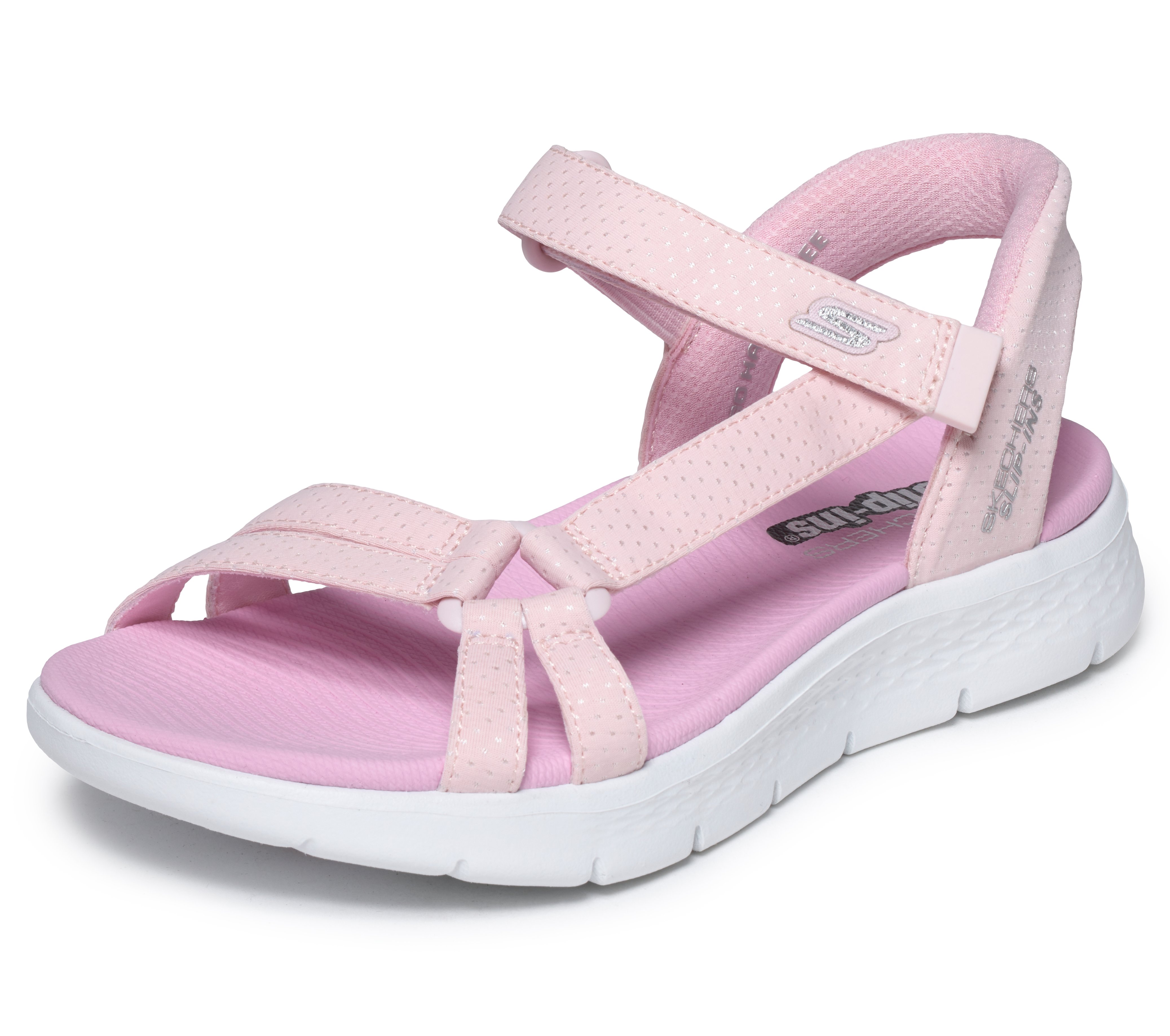 Skechers "GO WALK FLEX SANDAL" Sommerschuh mit Klettverschluss, Größenschablone zum Download