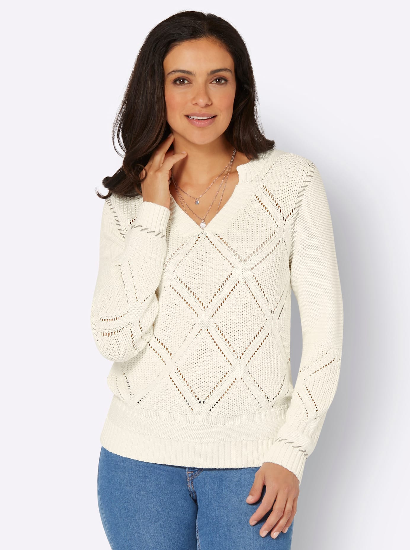 Inspirationen Ajourpullover »Pullover«