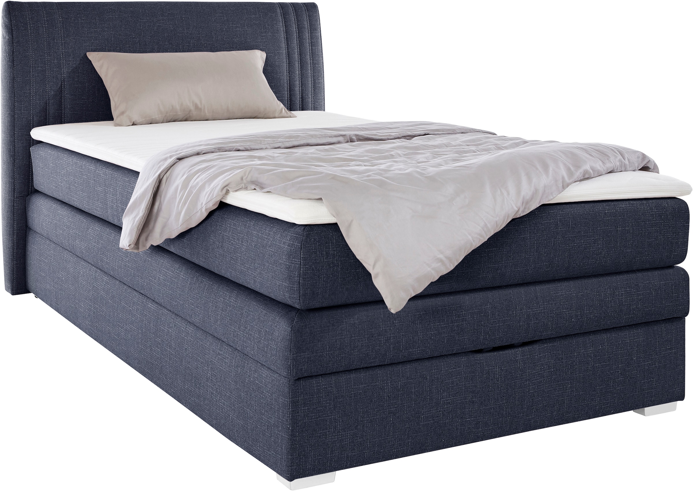 Jockenhöfer Gruppe Boxspringbett »"Amira", OTTOs Choice! Topseller, mit Bettkasten und Topper« erhältlich in den Breiten 120,140 & 180cm