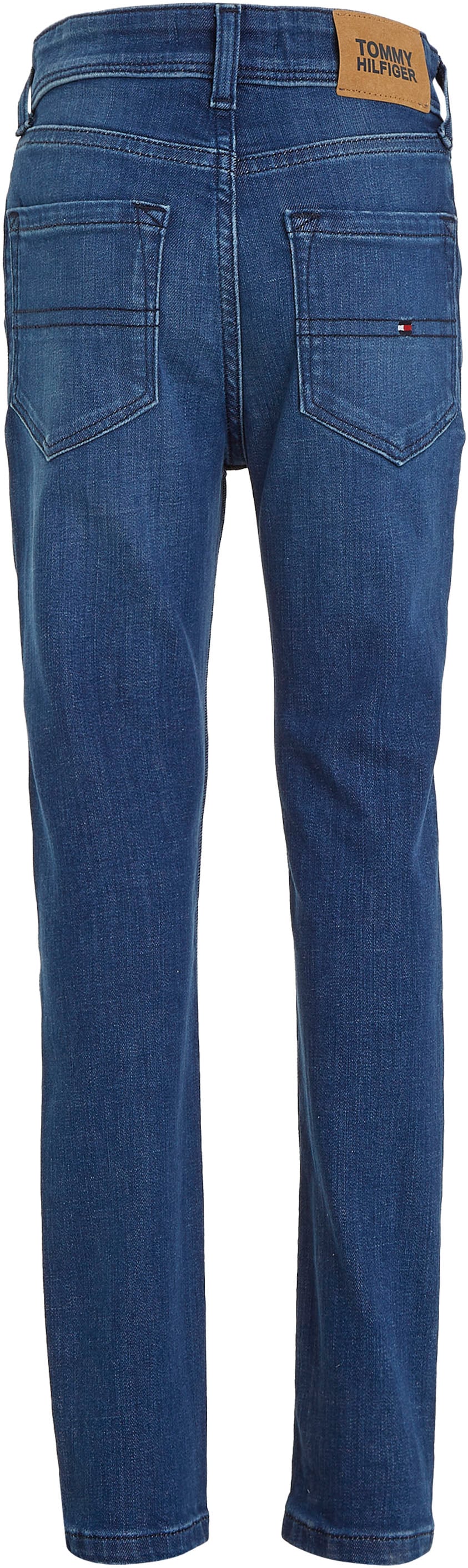 Tommy Hilfiger Logostickerei mit online BAUR WASH«, Slim-fit-Jeans »SCANTON DARK bestellen | Y