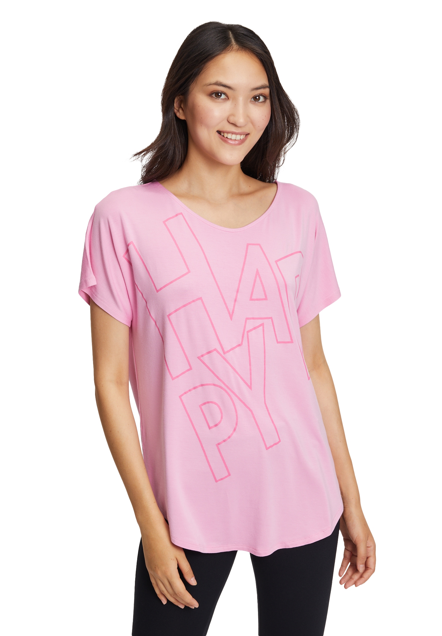 Betty Barclay Kurzarmshirt "Betty Barclay Oversize-Shirt mit V-Ausschnitt", günstig online kaufen