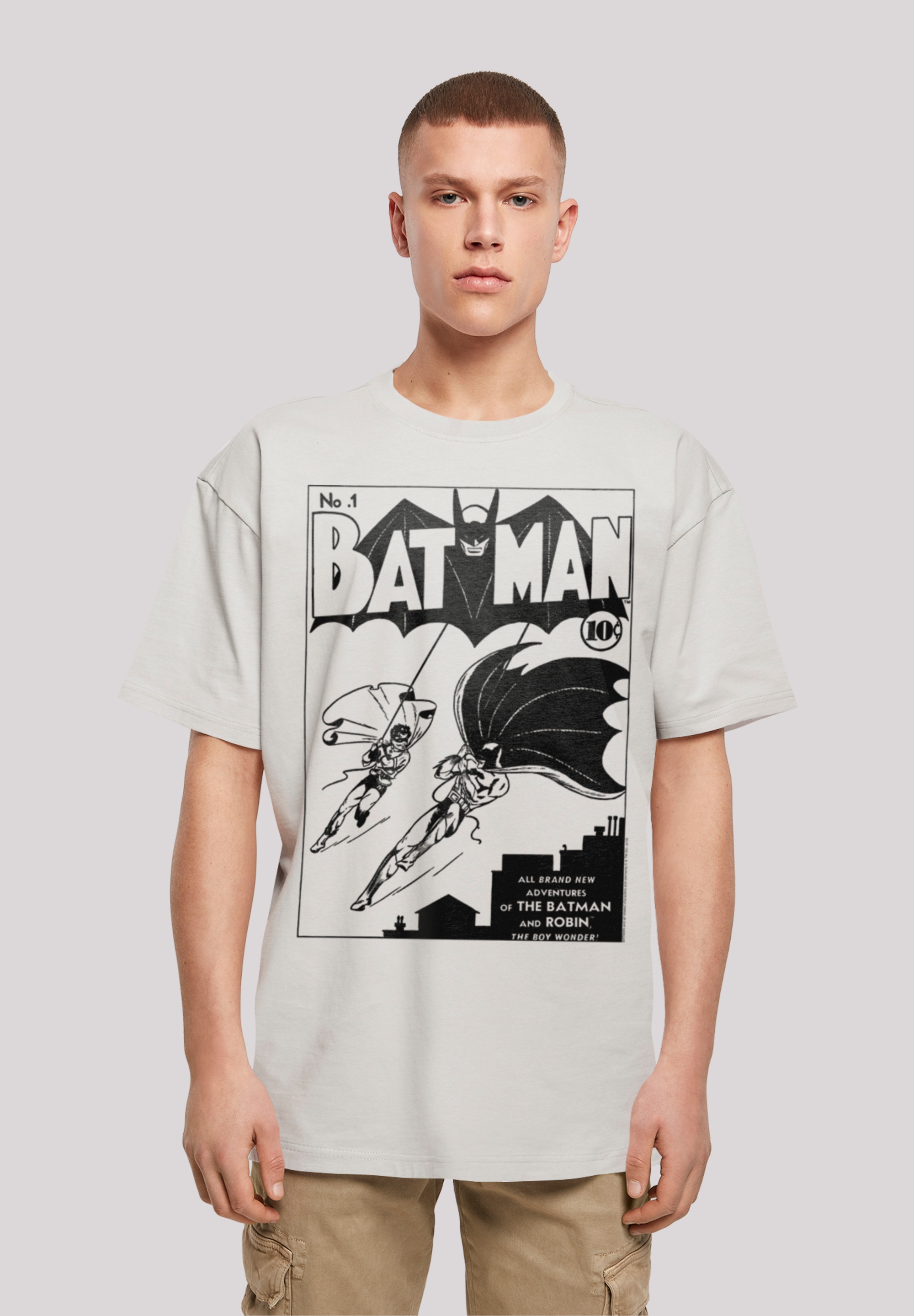 F4NT4STIC T-Shirt »DC Comics Batman No. 1 Mono«, Print