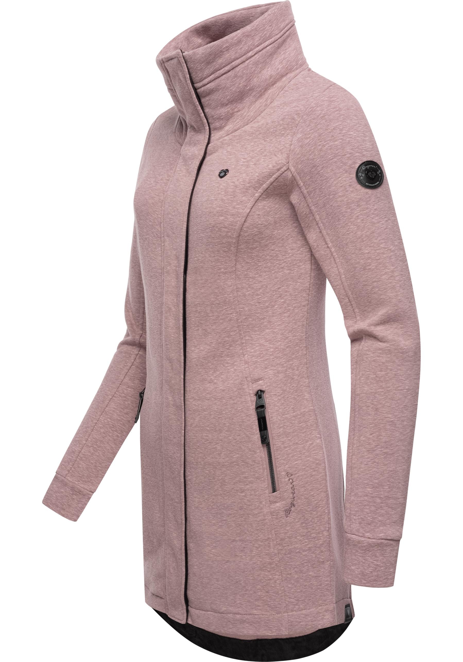 Ragwear Sweatjacke »Letrice«, Sportliche Zip-Jacke mit hohem Kragen