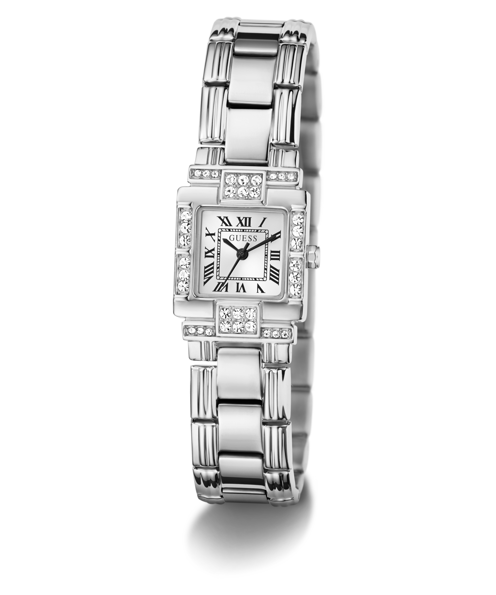 Guess Quarzuhr »TAYLOR« Armbanduhr, Damenuhr, Edelstahlarmband, analog