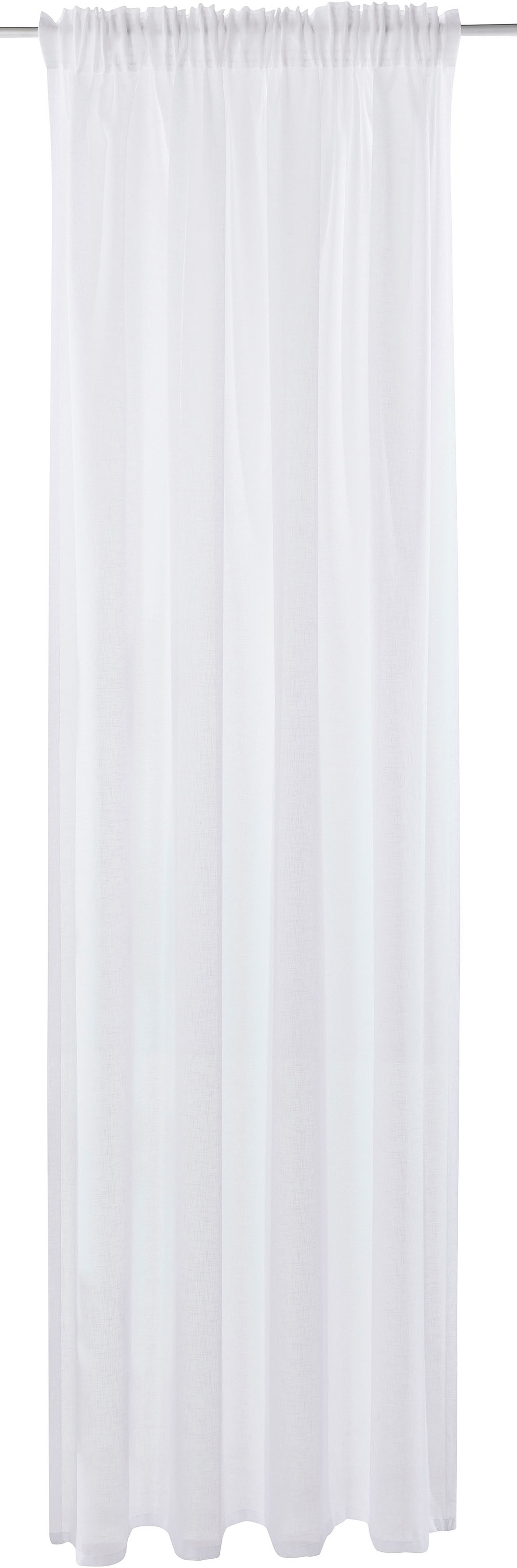 my home Gardine "REGINA" Multifunktionsband 2 Stk. tlg. Transparent, Leinen günstig online kaufen