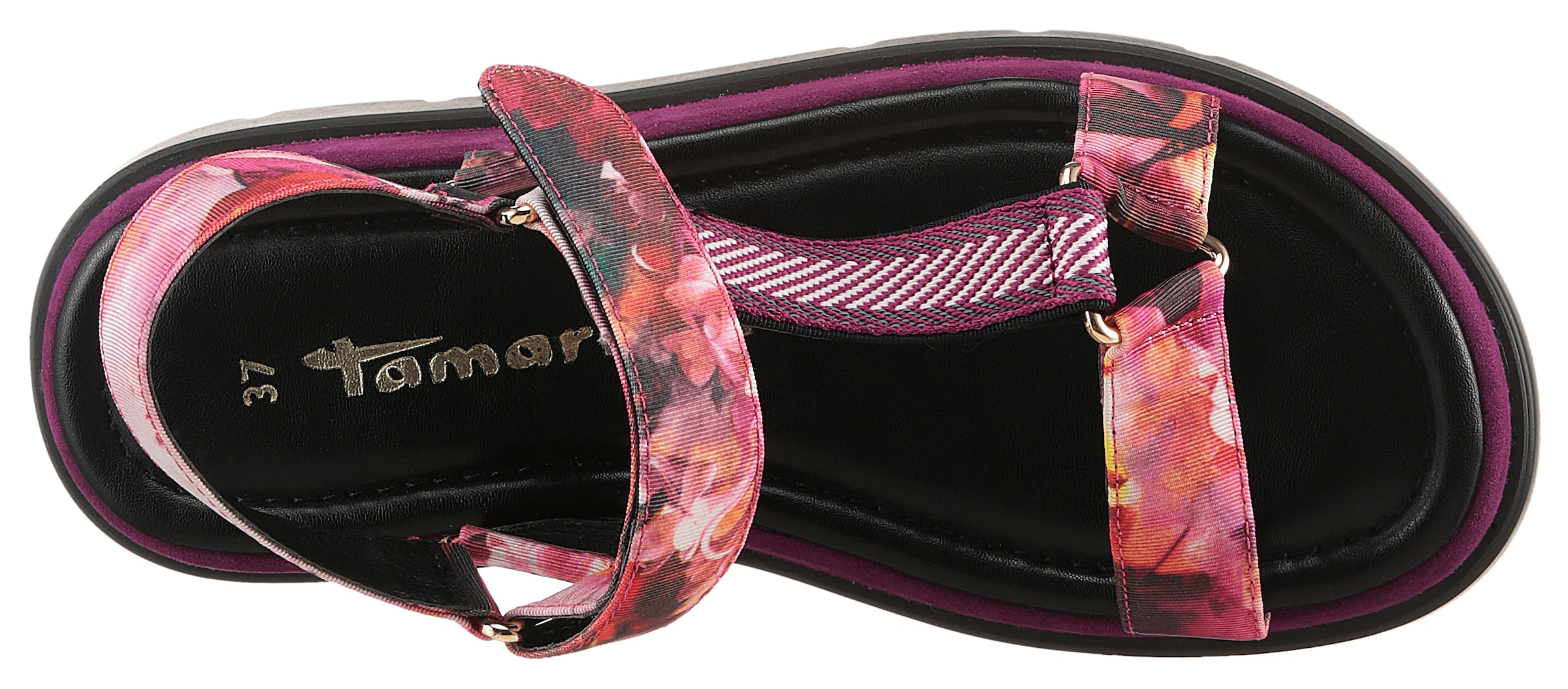 Tamaris Riemchensandale, Plateau, Sommerschuh, Sandalette mit Touch It-Ausstattung