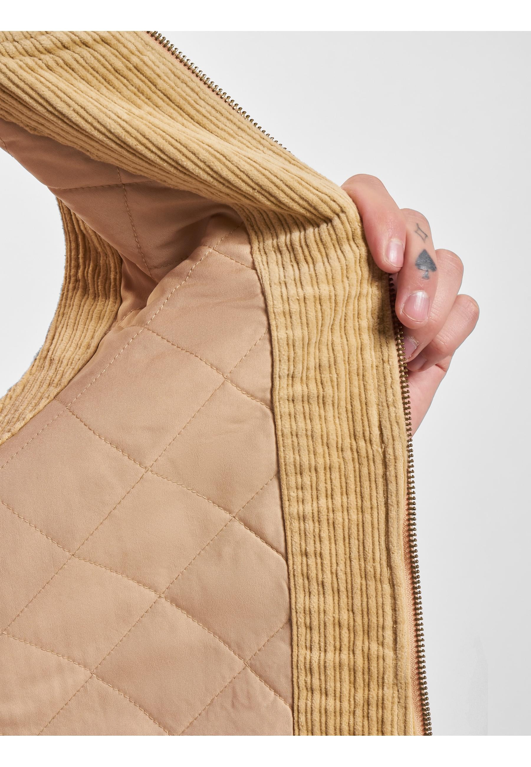 Karl Kani Steppweste »Karl Kani Herren KU233-006-1 KK Chest Signature Corduroy Vest«, (1 tlg.)