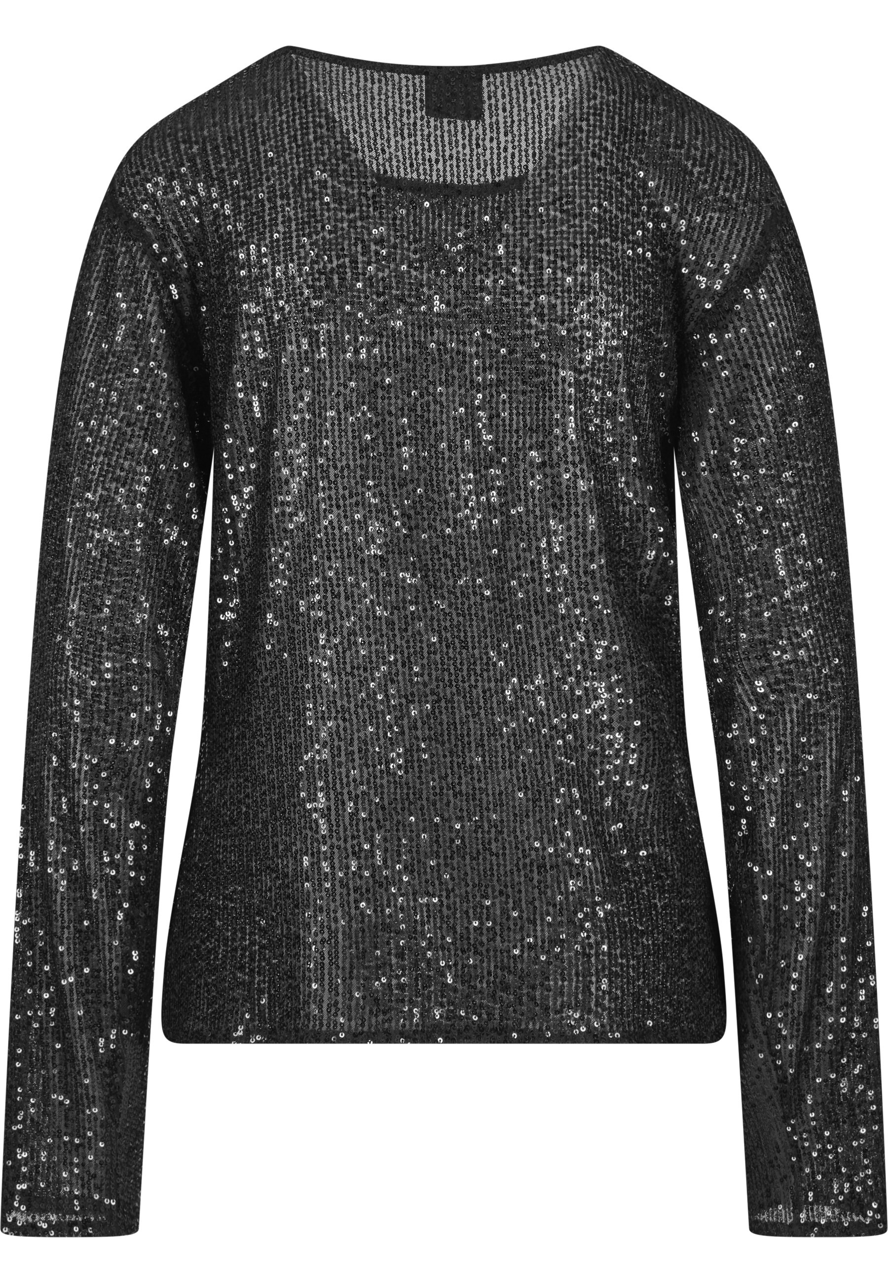 URBAN CLASSICS Longsleeve »Urban Classics Ladies Sequins Longsleeve« 1 Stk.