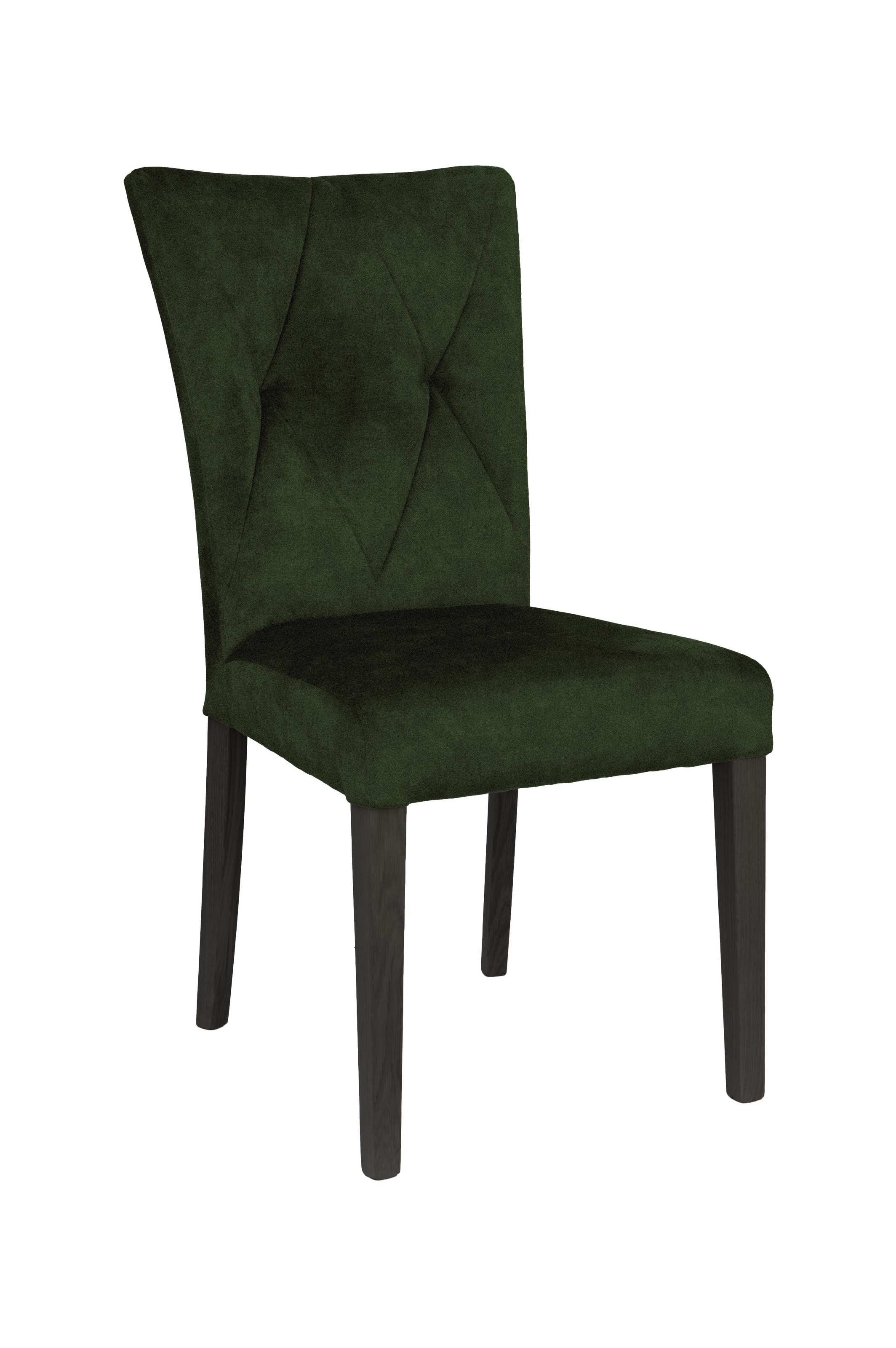 Home affaire 4-Fußstuhl "Diamond" (Set) 2 Stk. Samtvelours Sitz und Ruecken günstig online kaufen