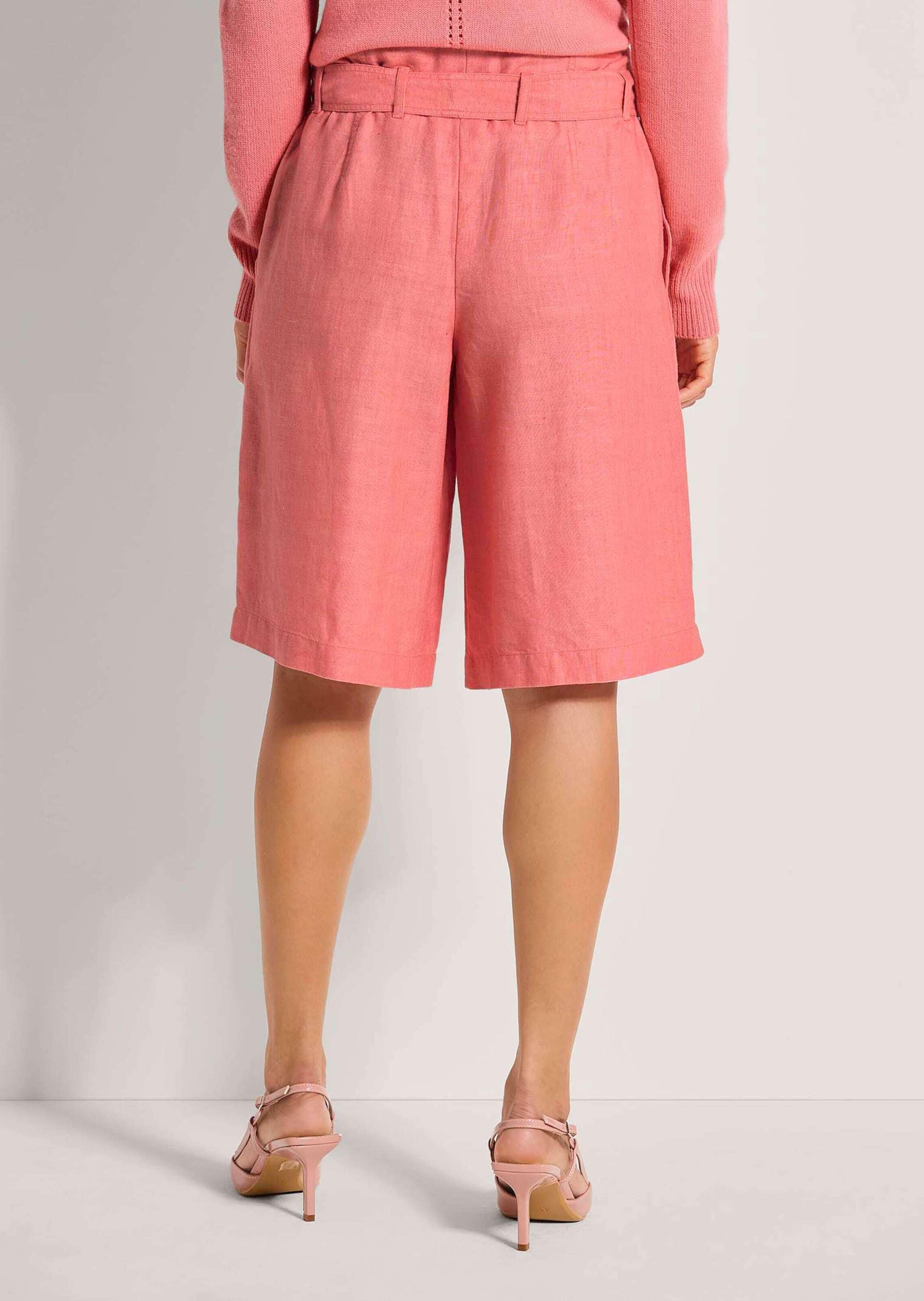 MADELEINE Bermudas »Bermuda Highwaist-Bermudas aus Leinen«