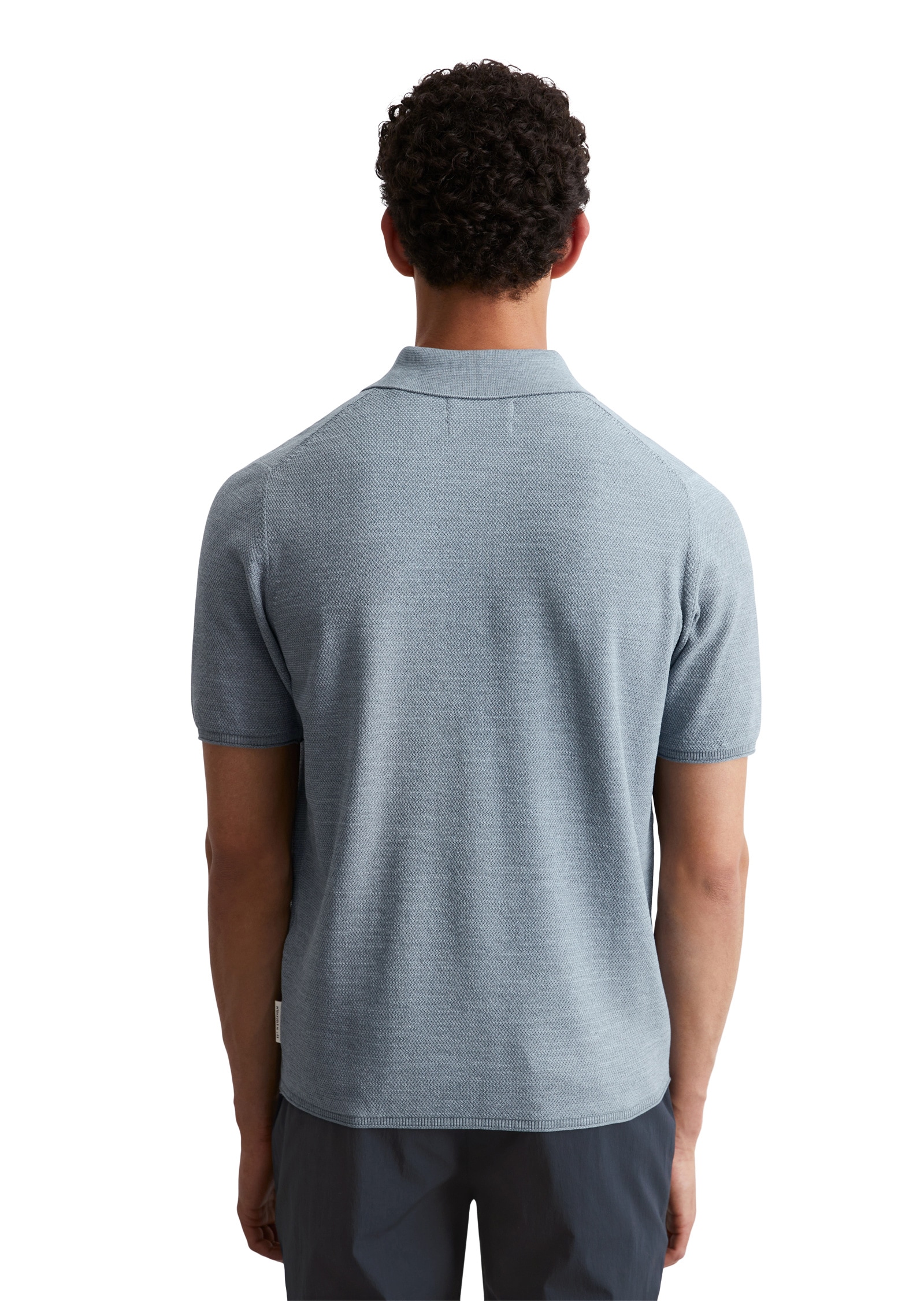Marc O'Polo Kurzarmpullover »aus reiner Bio-Baumwolle«