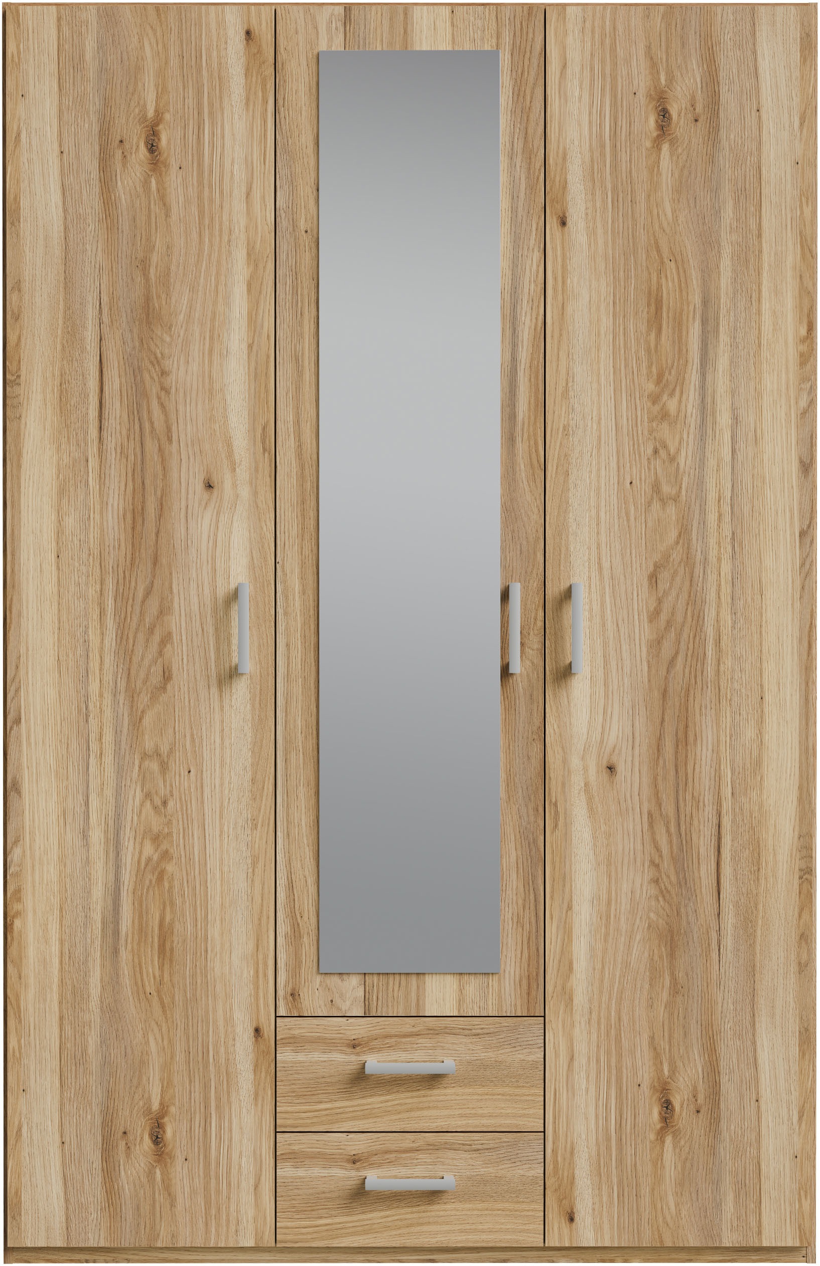 Thumbnail - FORTE Drehtürenschrank Drehtürenschrank, Spiegel, Stauraum, 2 Schubladen