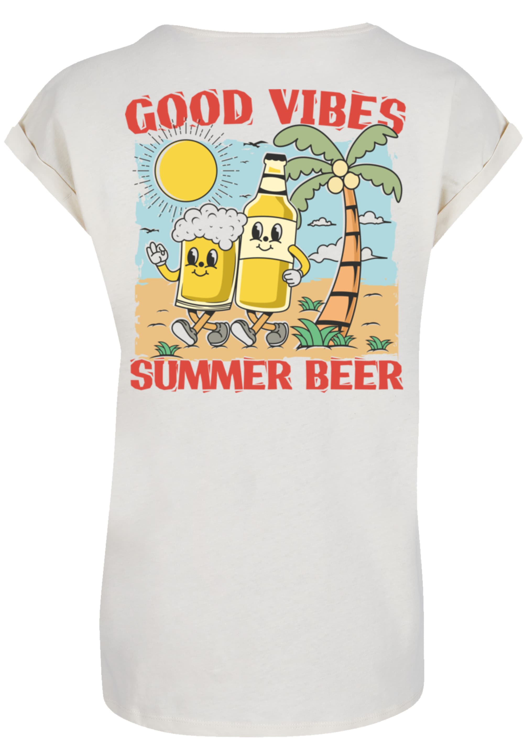 F4NT4STIC T-Shirt »Summer Time Vintage Beer Cartoon« Premium Qualität