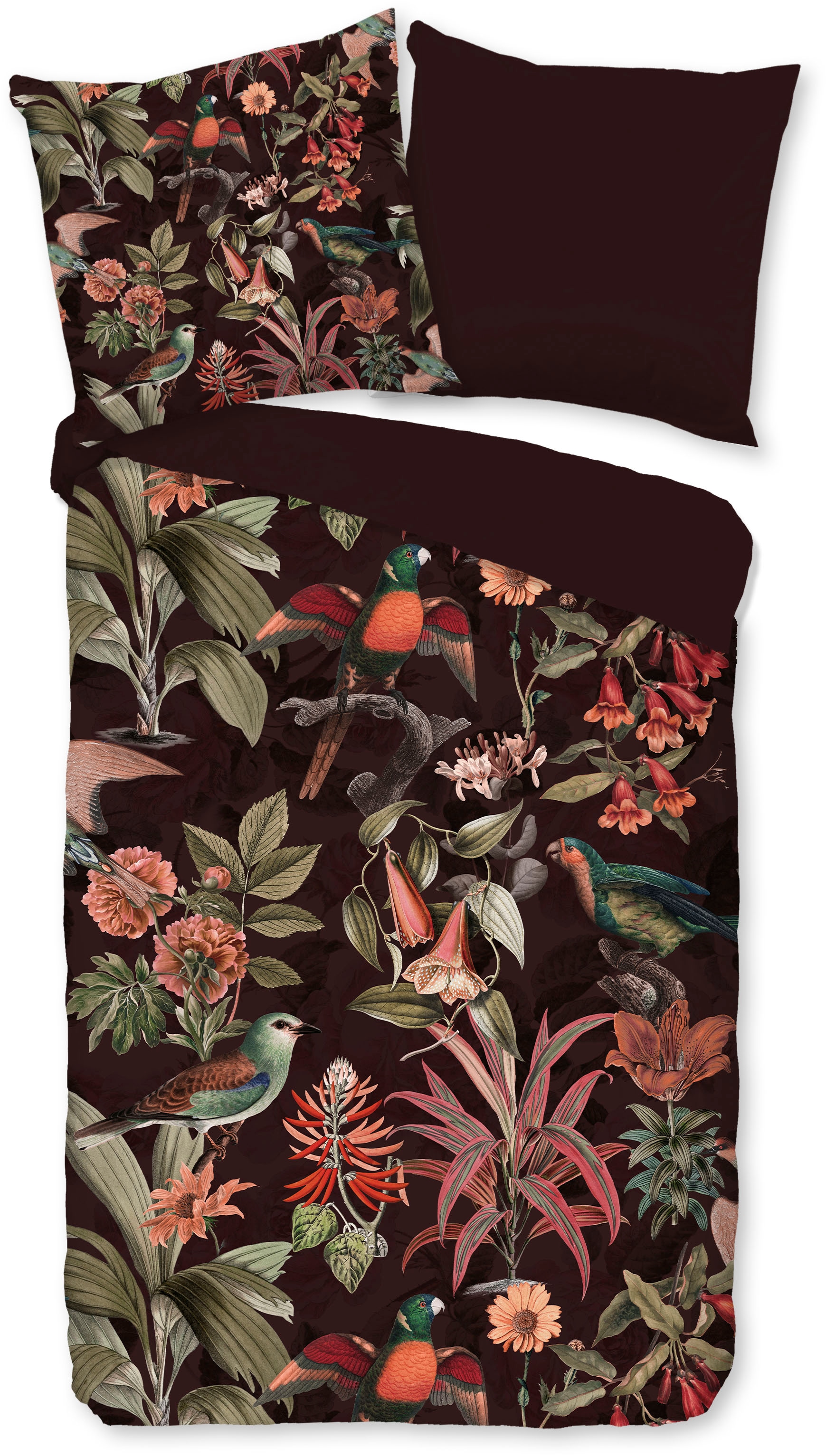 PURE luxury collection Wendebettwäsche "Elmira" 3 Stk. tlg. Mikrofaser, Pfl günstig online kaufen