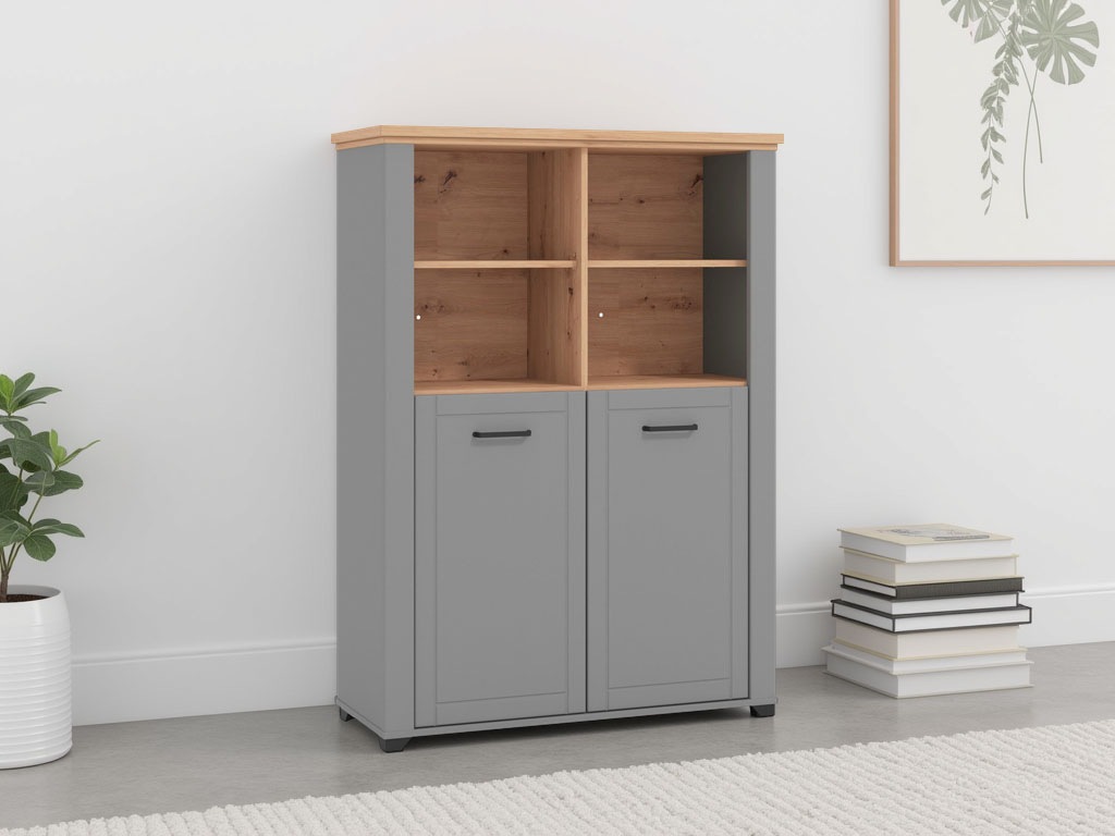 Home affaire Vitrine "Valencia", Breite 103,5 cm, mit 4 offenen Fächern günstig online kaufen