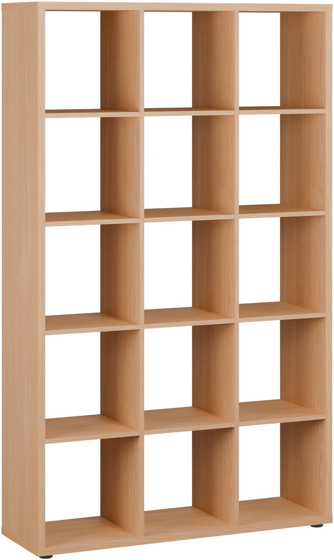 FORTE Standregal "Mauro, Raumteiler, sorgt für Stil und Ordnung" B/H/T ca: 107/176/ 32cm, 5 Fächer, Jedes Fach ist bis zu 5 kg belastbar, Fachgröße 33x33cm