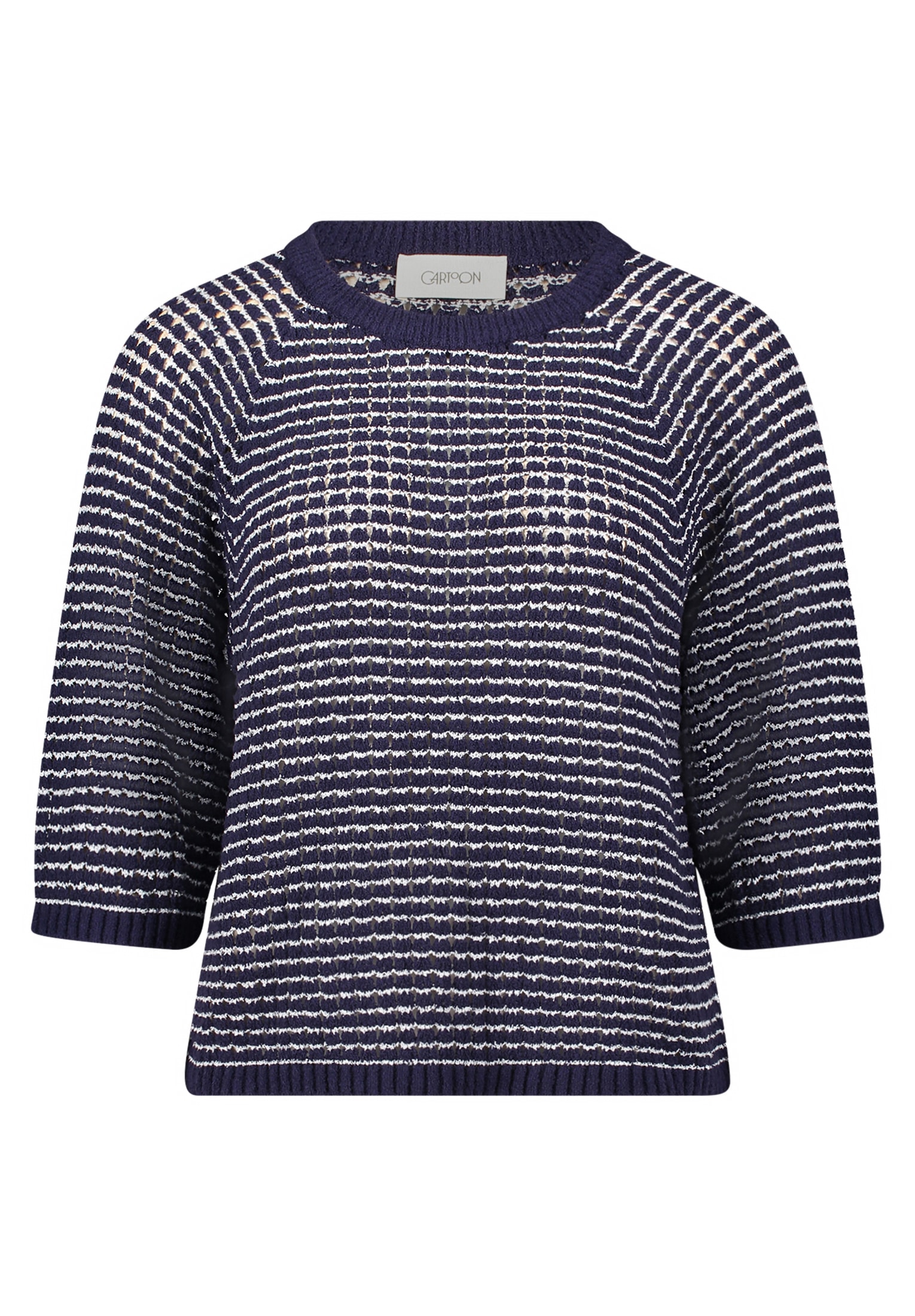 Cartoon Strickpullover »Damen mit Rundhalsausschnitt« 1 tlg.