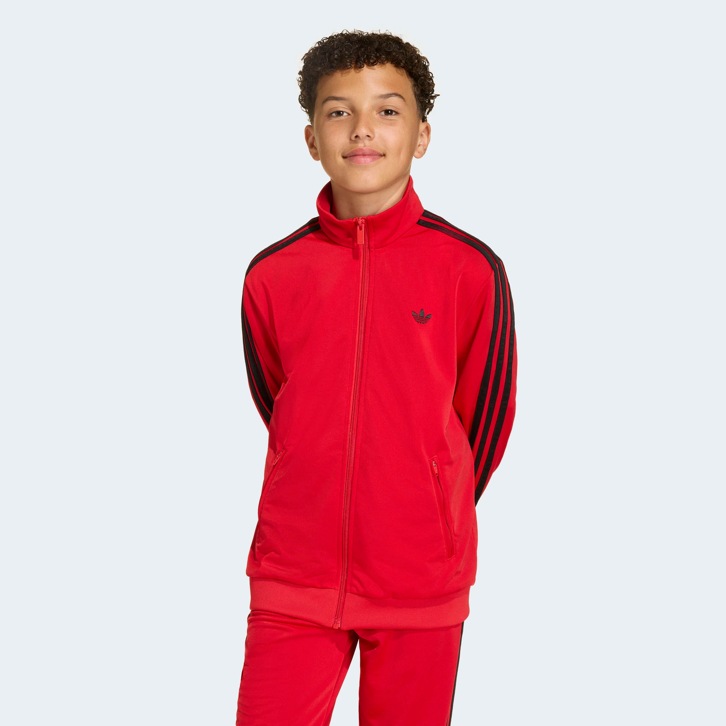adidas Originals Trainingsjacke "FIREBIRD LOCKERES TRACK" für Kinder, mit geradem Abschluss