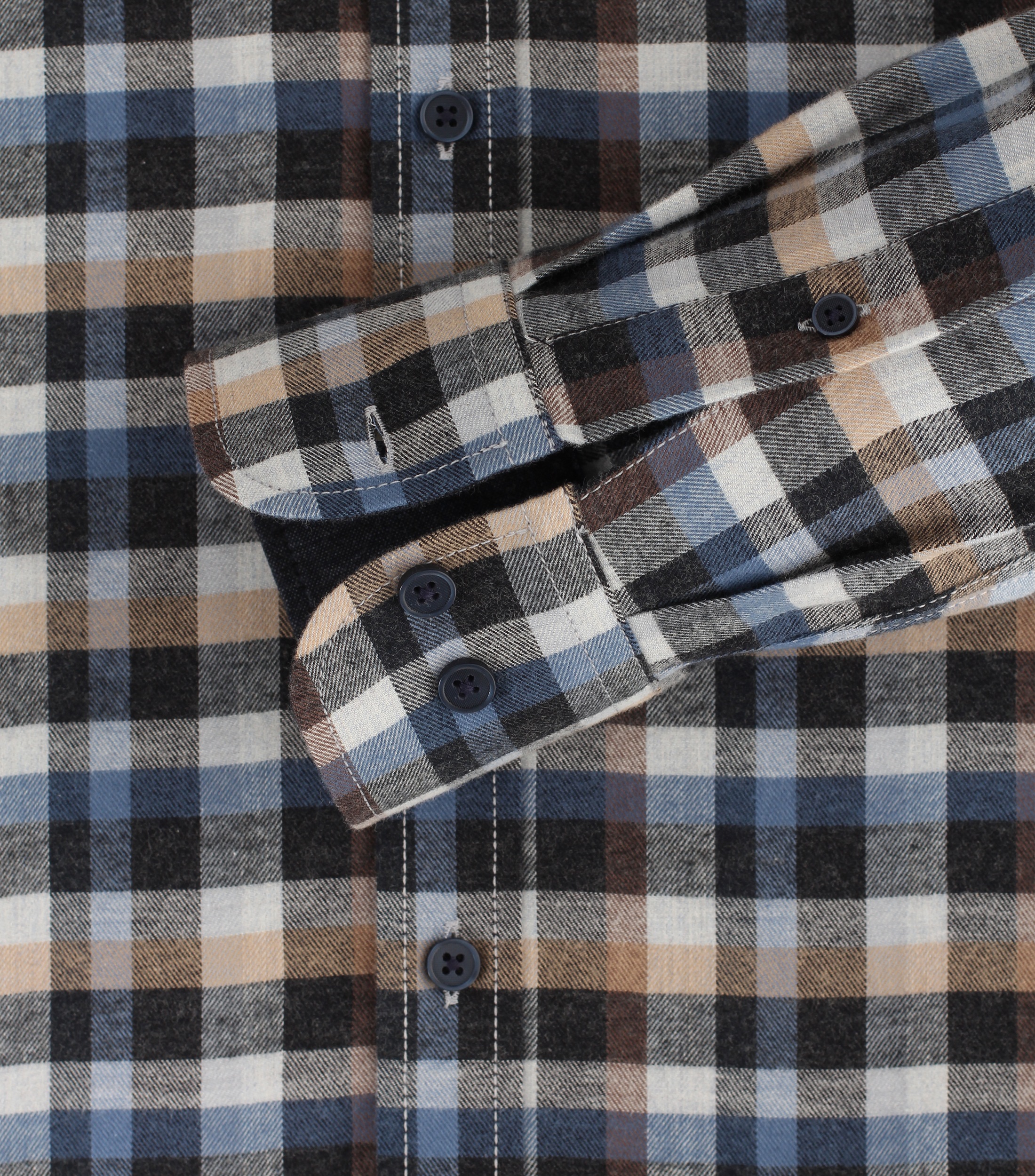 CASAMODA Flanellhemd »CASAMODA Flanellhemd kariert«