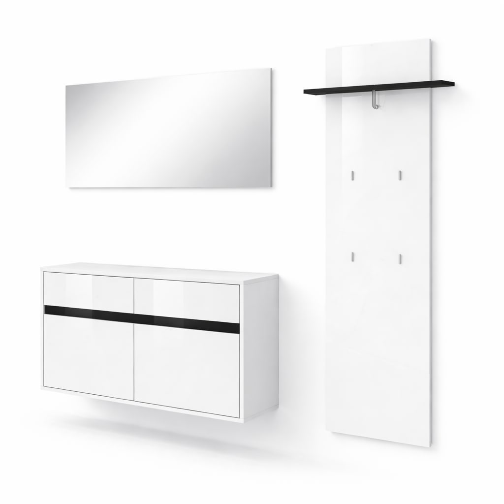 OTTO home Garderoben-Set »Locco Flurmöbel, Dielenmöbel, Flurschrank, Flurgarderobe B: ca 150 cm« 3 Stk. tlg.