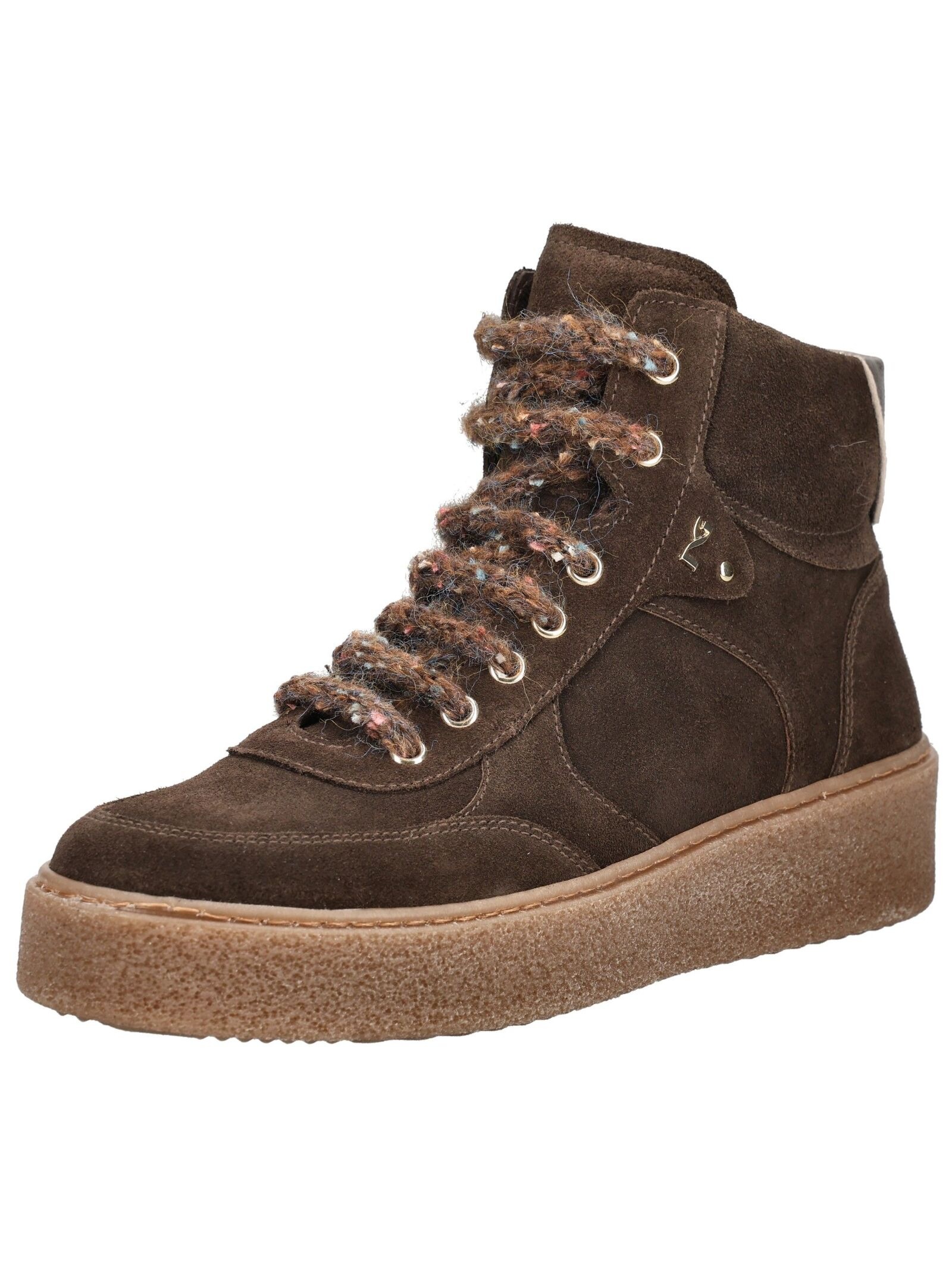 Nero Giardini Schnürstiefelette "Nero Giardini Stiefelette Veloursleder"