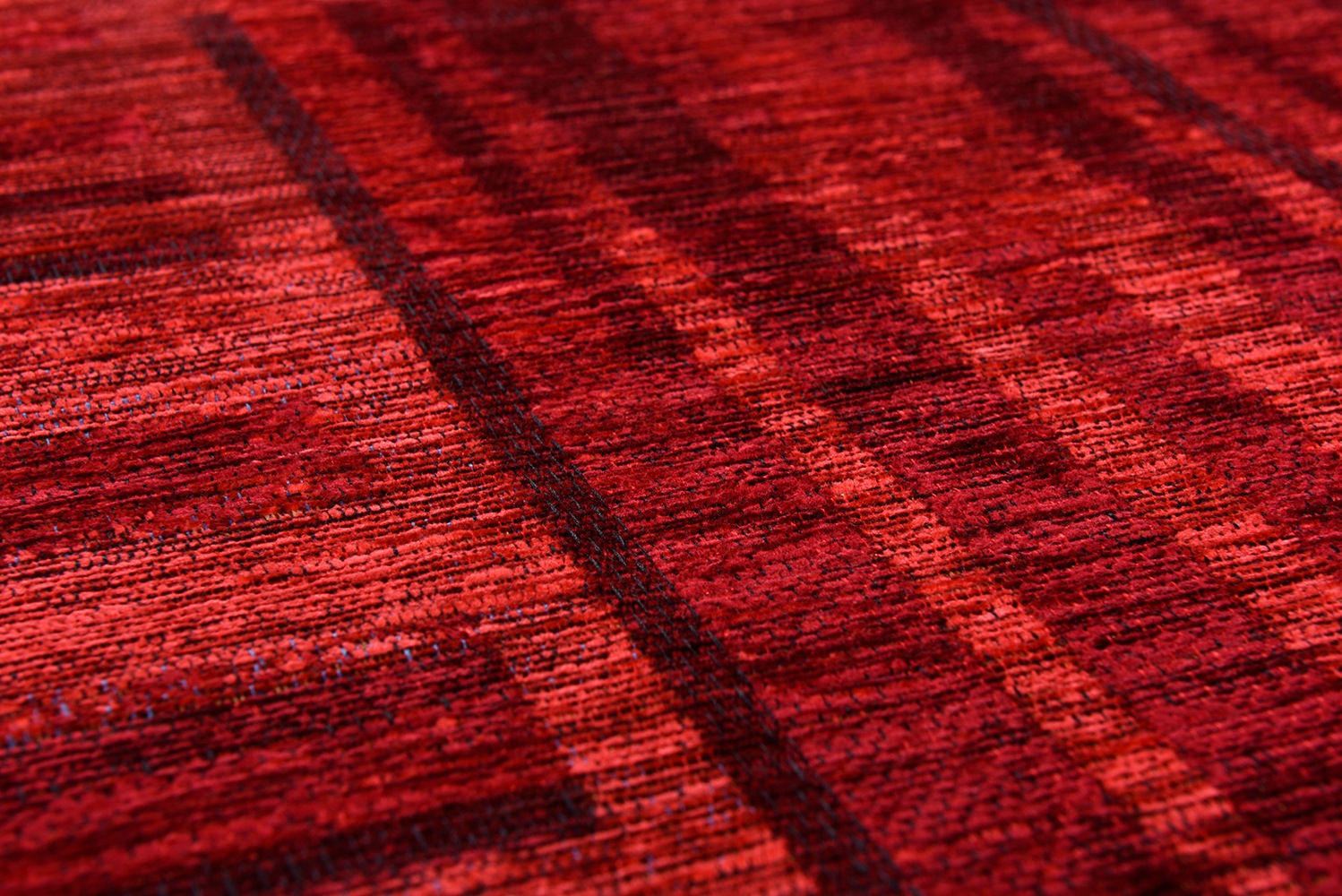 TOM TAILOR Teppich »Stripy Pat«, rechteckig, 5 mm Höhe, Flachgewebe, modernes Patchworkdesign, gestreift, Chenille, Wohnzimmer