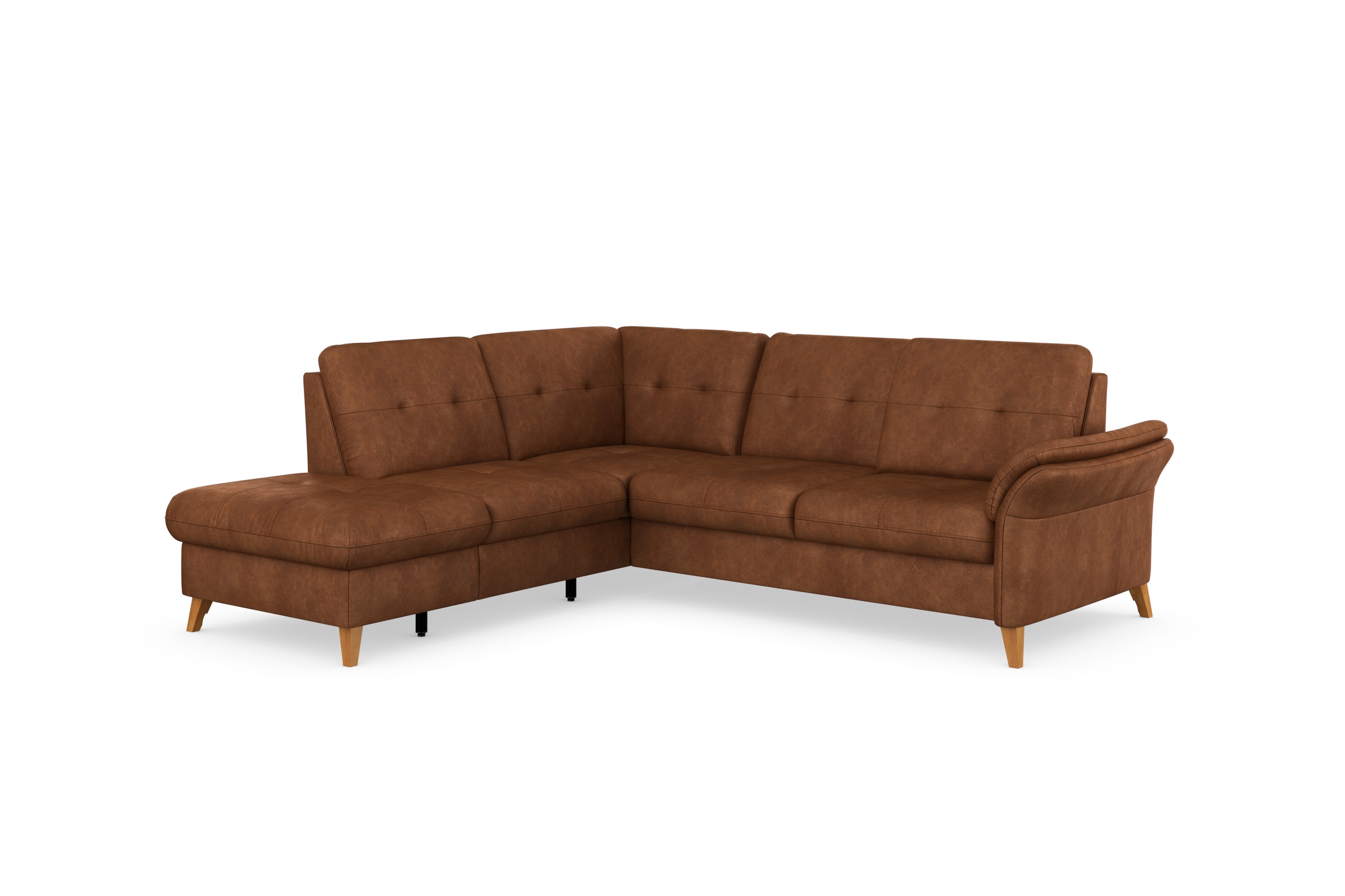 sit&more Ecksofa »Göteborg«, inkl. Sitztiefenverstellung, wahlweise mit Bettfunktion & Bettkasten