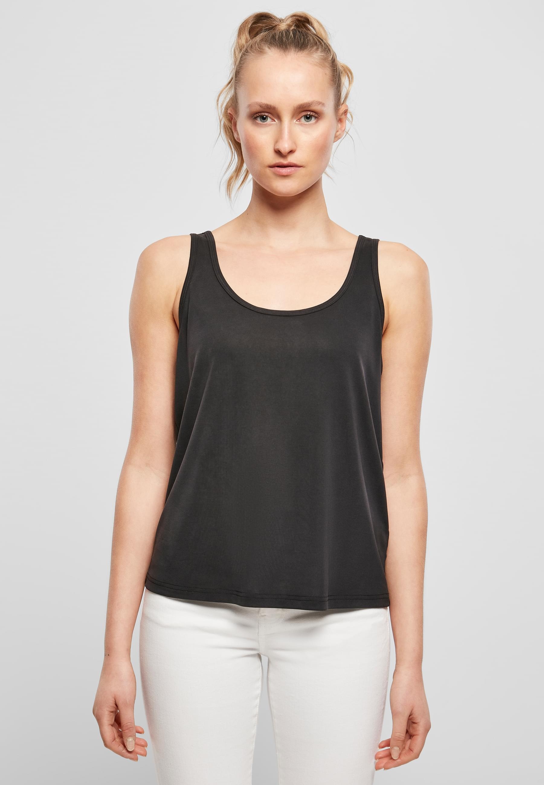 URBAN CLASSICS Muskelshirt »Urban Classics Damen Ladies Modal Loose Top«, (1 tlg.)